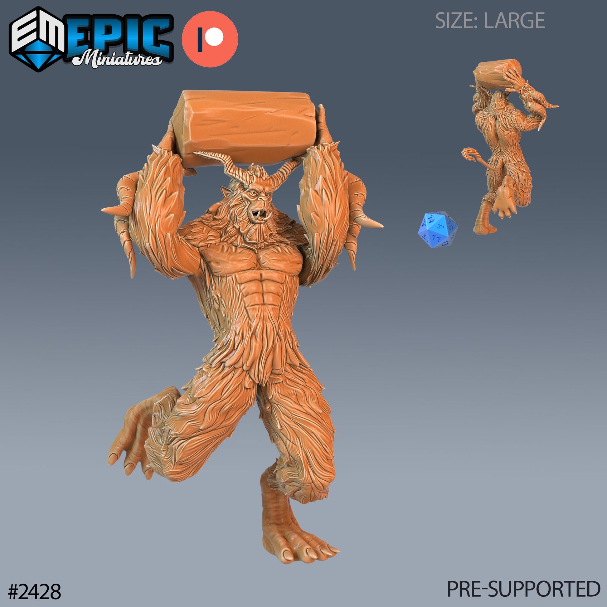 Big Foot Yeti- Epic Miniatures 
