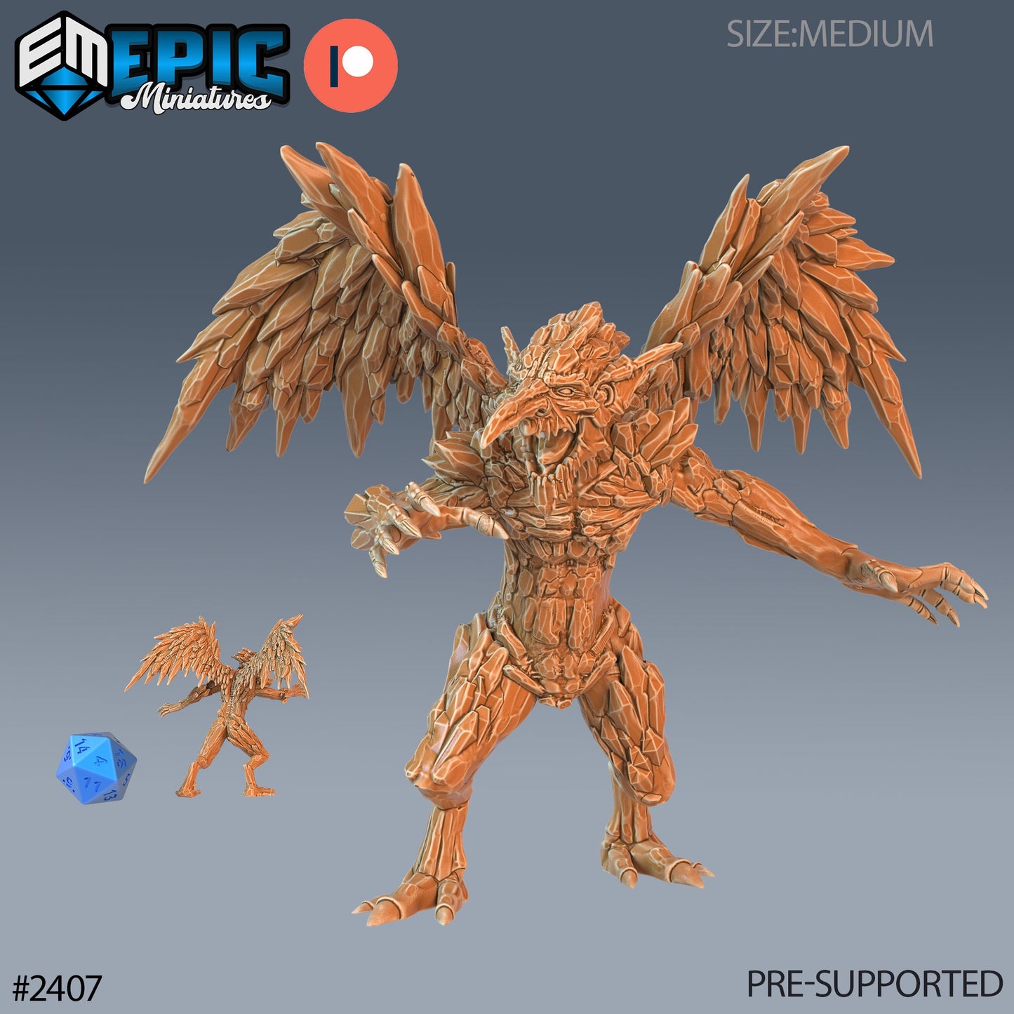 Ice Mephit - Epic Miniatures 