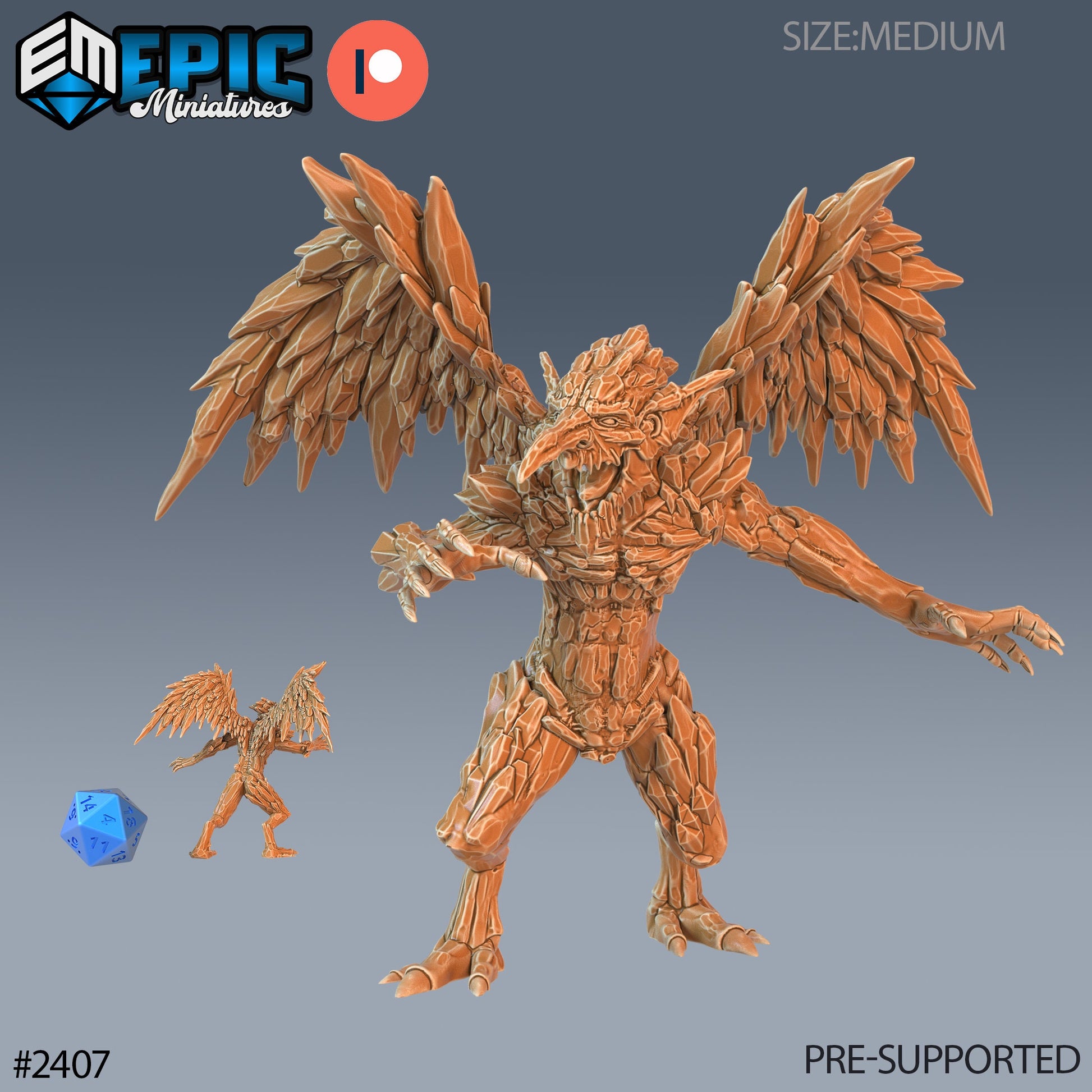 Ice Mephit - Epic Miniatures 