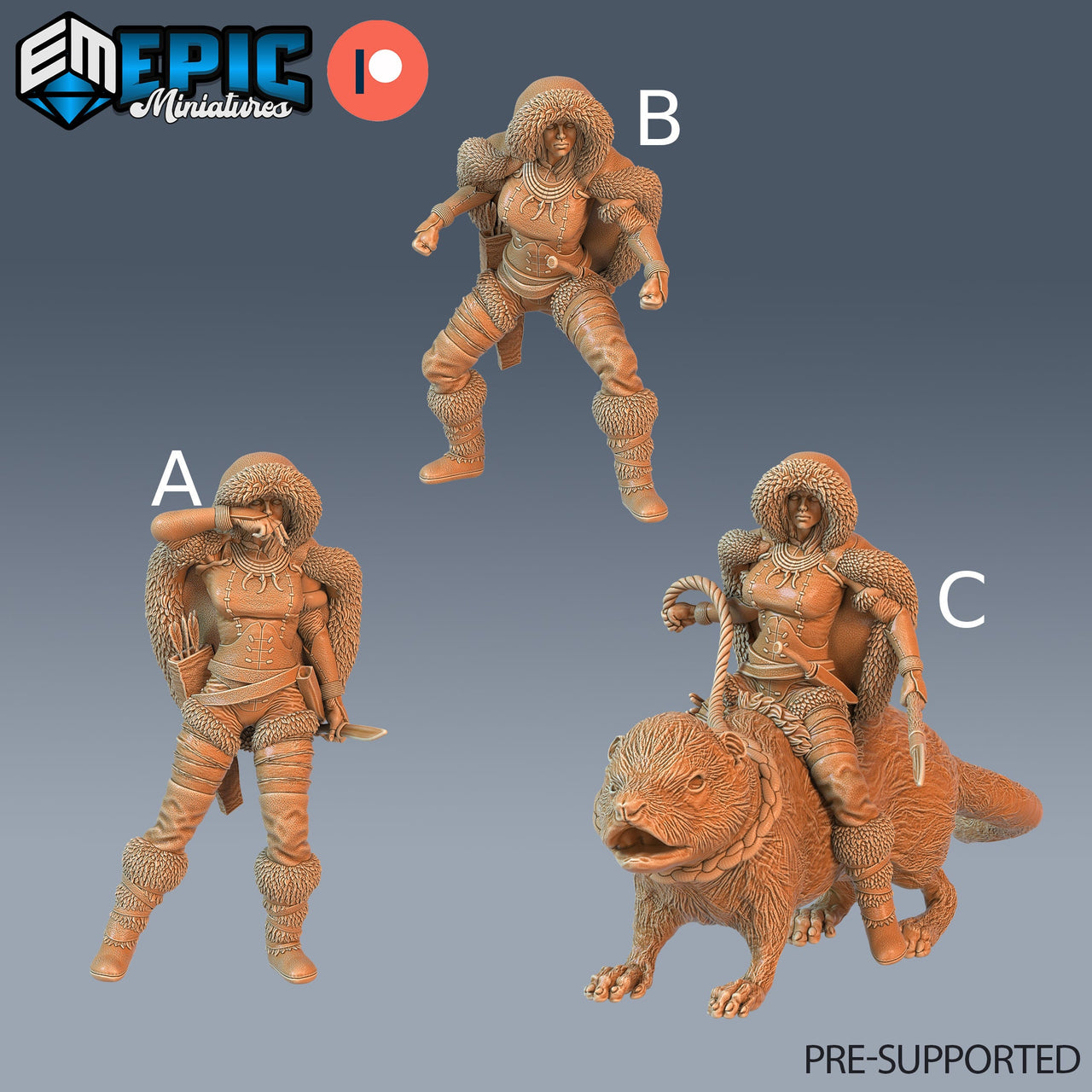 Northern Tribes Warrior - Epic Miniatures