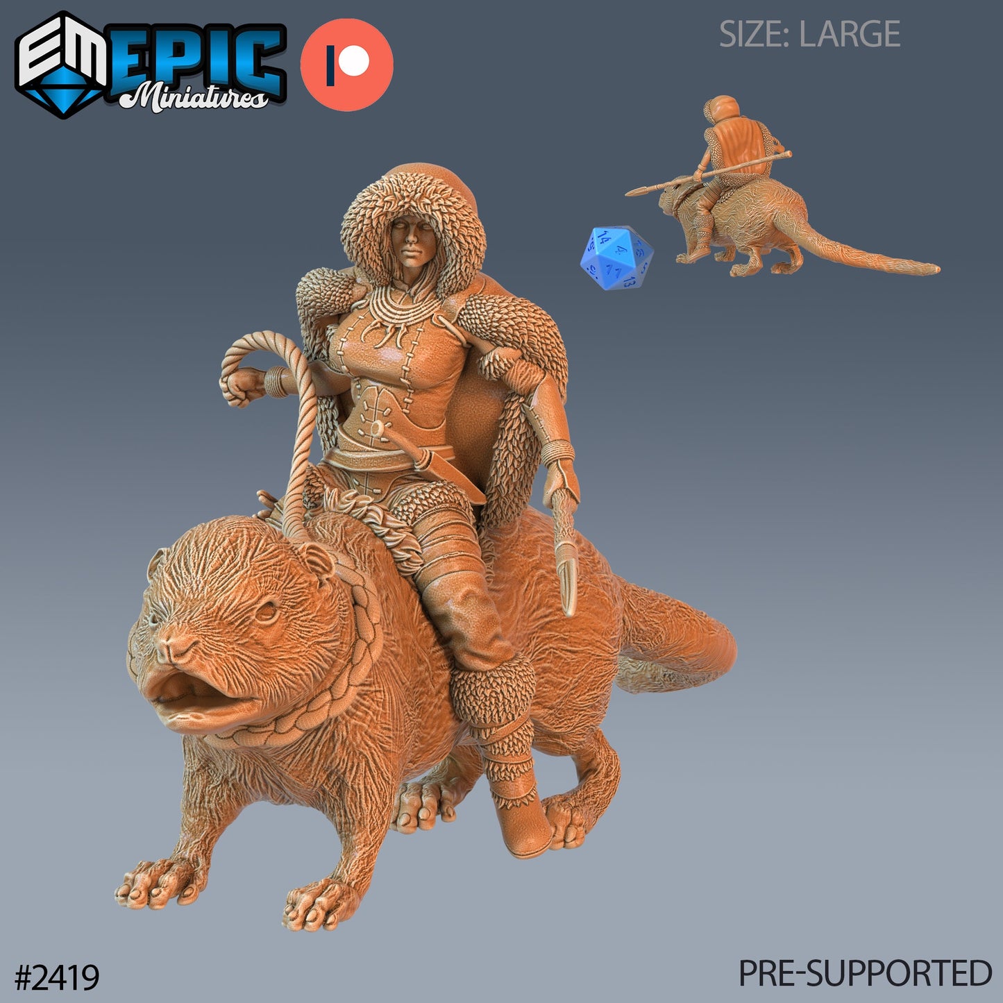 Northern Tribes Warrior - Epic Miniatures 