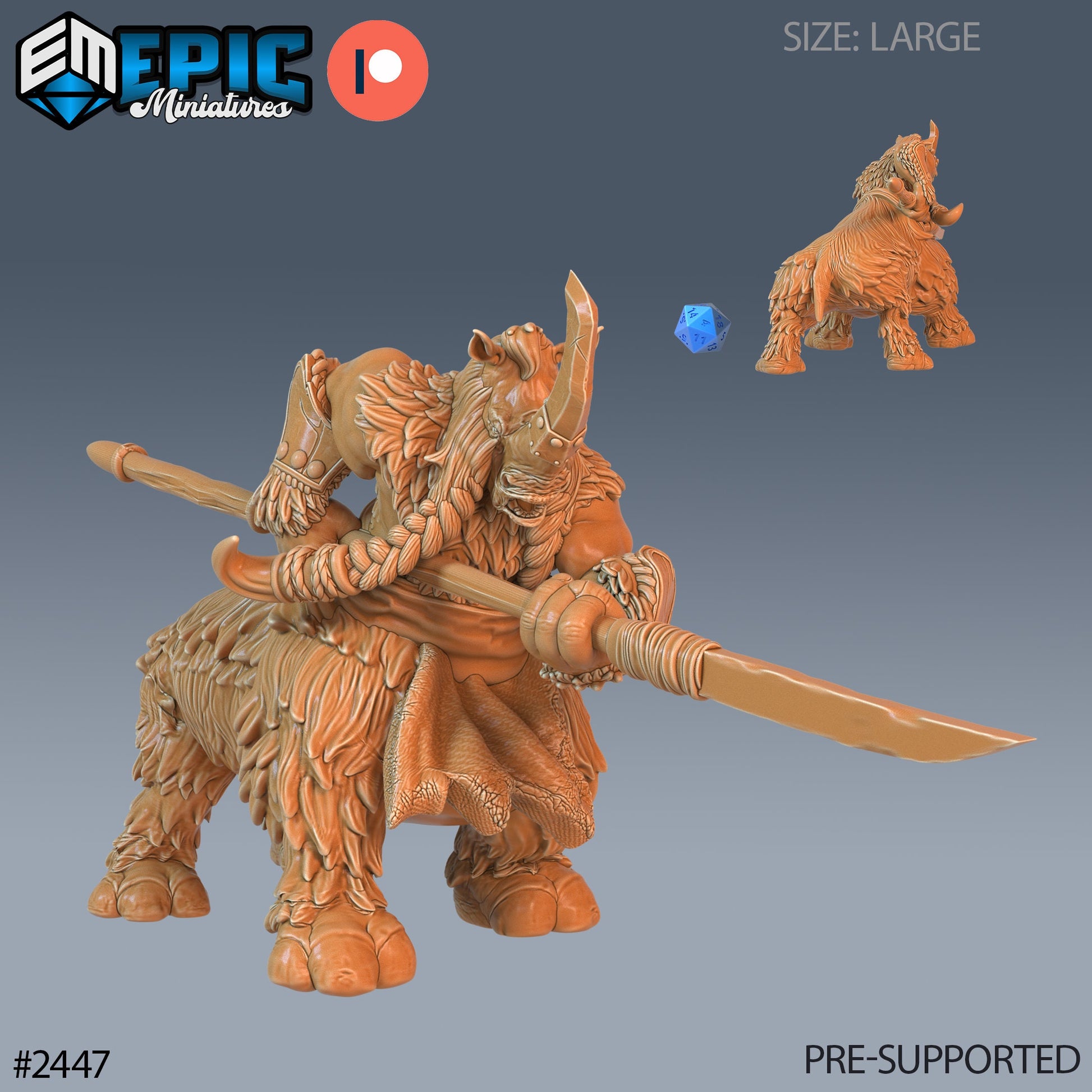 Rhino Centaur - Epic Miniatures 