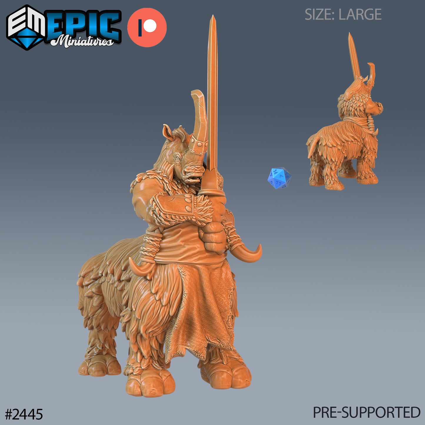 Rhino Centaur - Epic Miniatures 