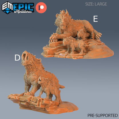 Sabertooth Tiger - Epic Miniatures 