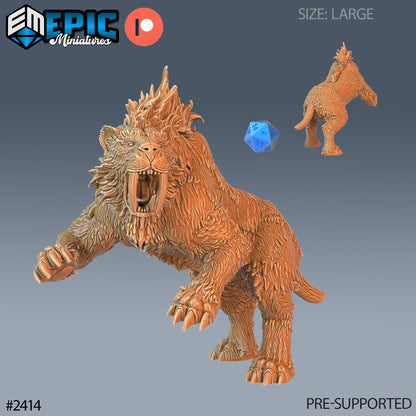 Sabertooth Tiger - Epic Miniatures 