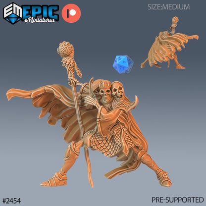 Skeleton Skull King - Epic Miniatures 