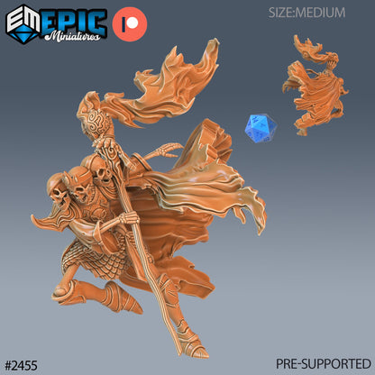 Skeleton Skull King - Epic Miniatures 