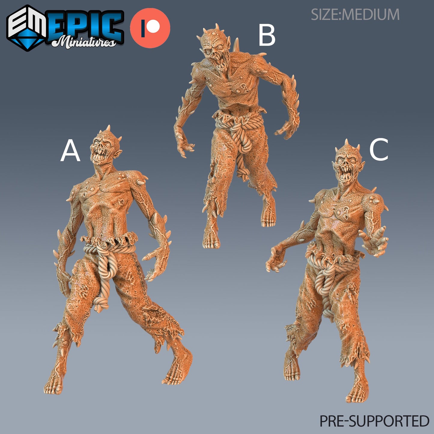 Thorn Zombie  - Epic Miniatures 