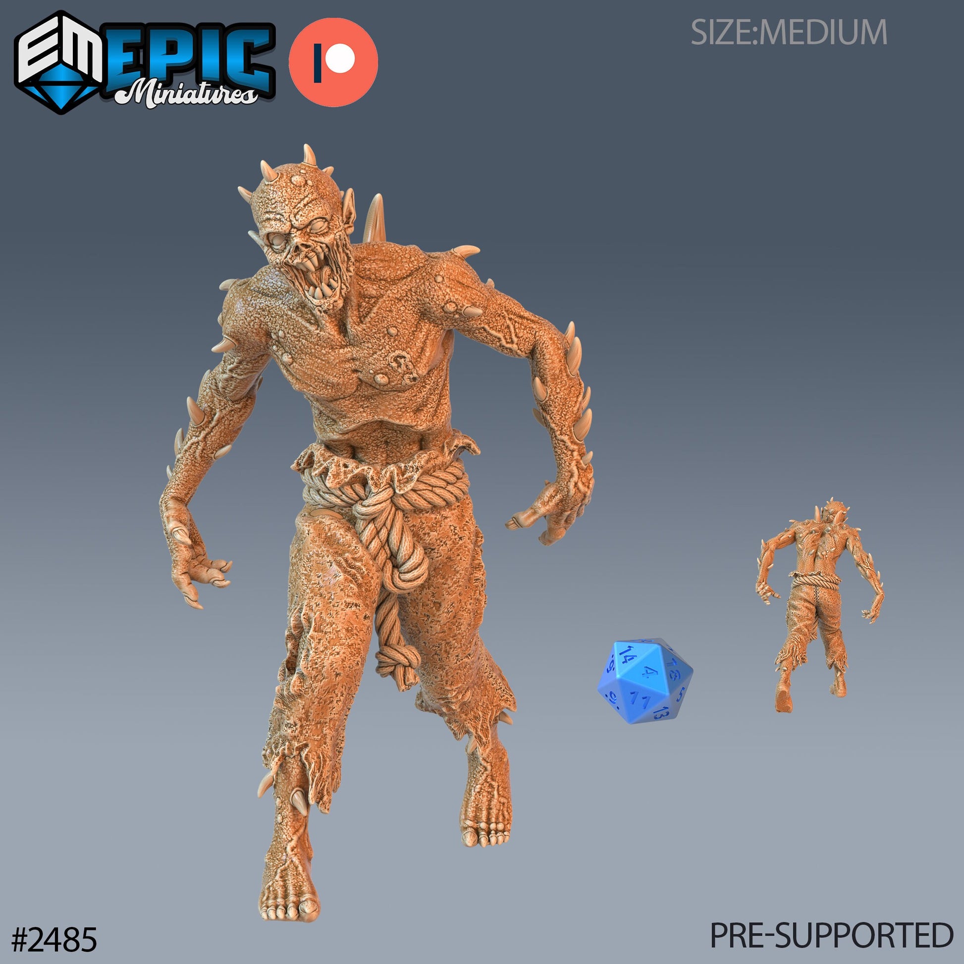 Thorn Zombie  - Epic Miniatures 