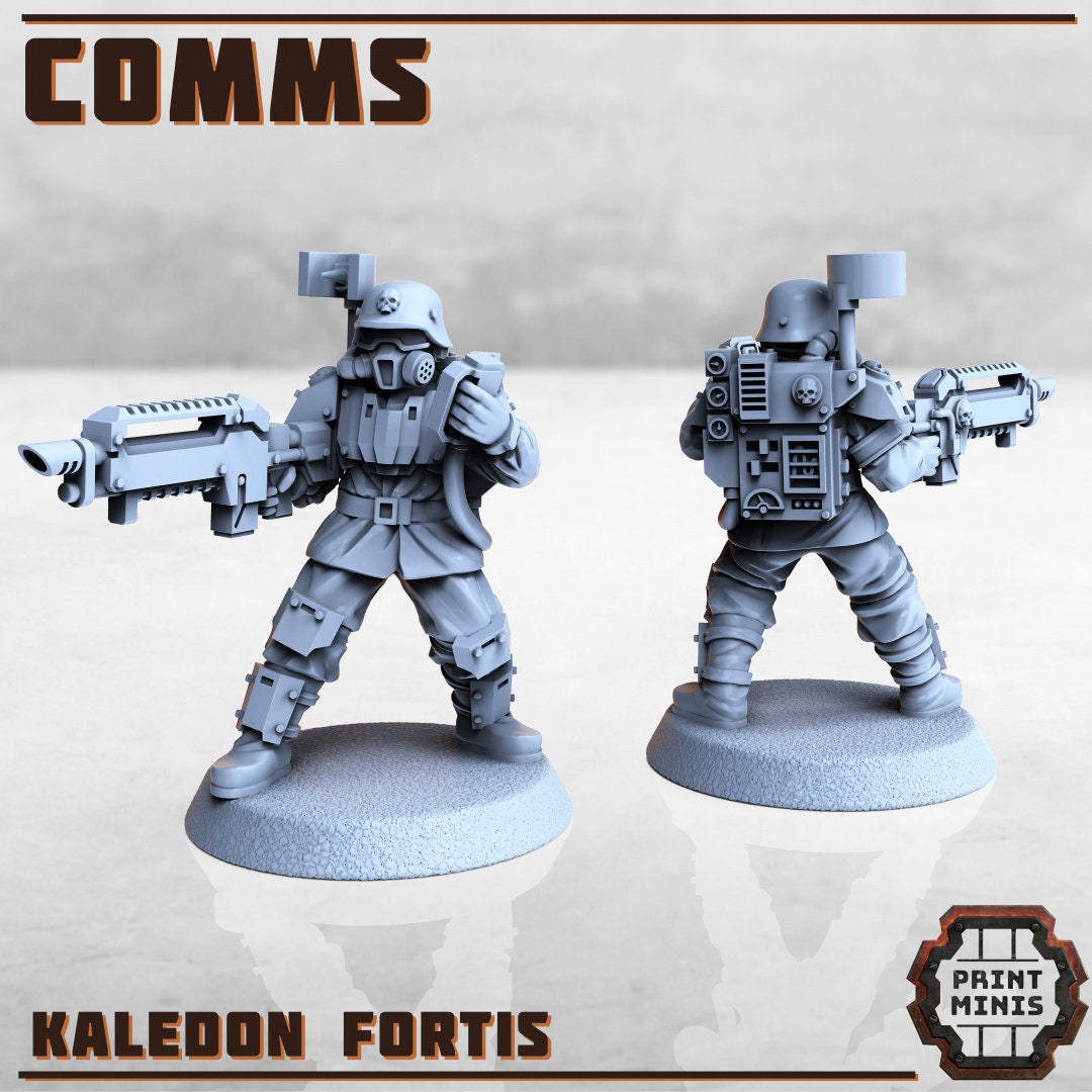 Kaledon Fortis Comms- Print Minis 