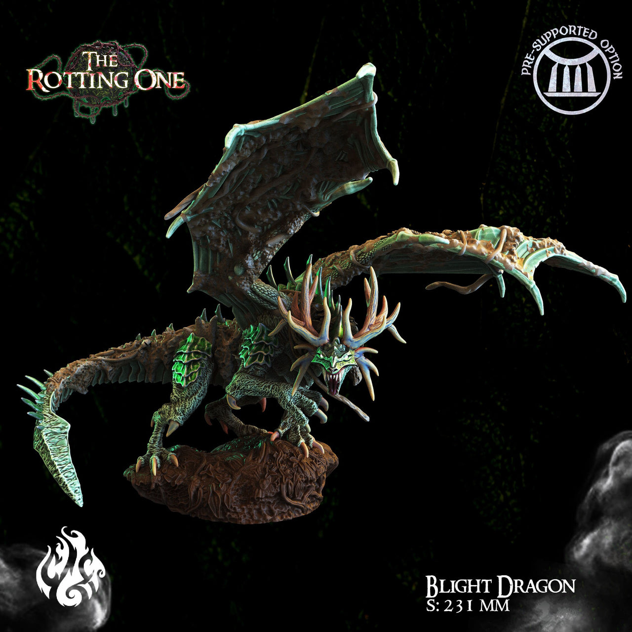 Blight Dragon- Crippled God Foundry - The Rotting One 