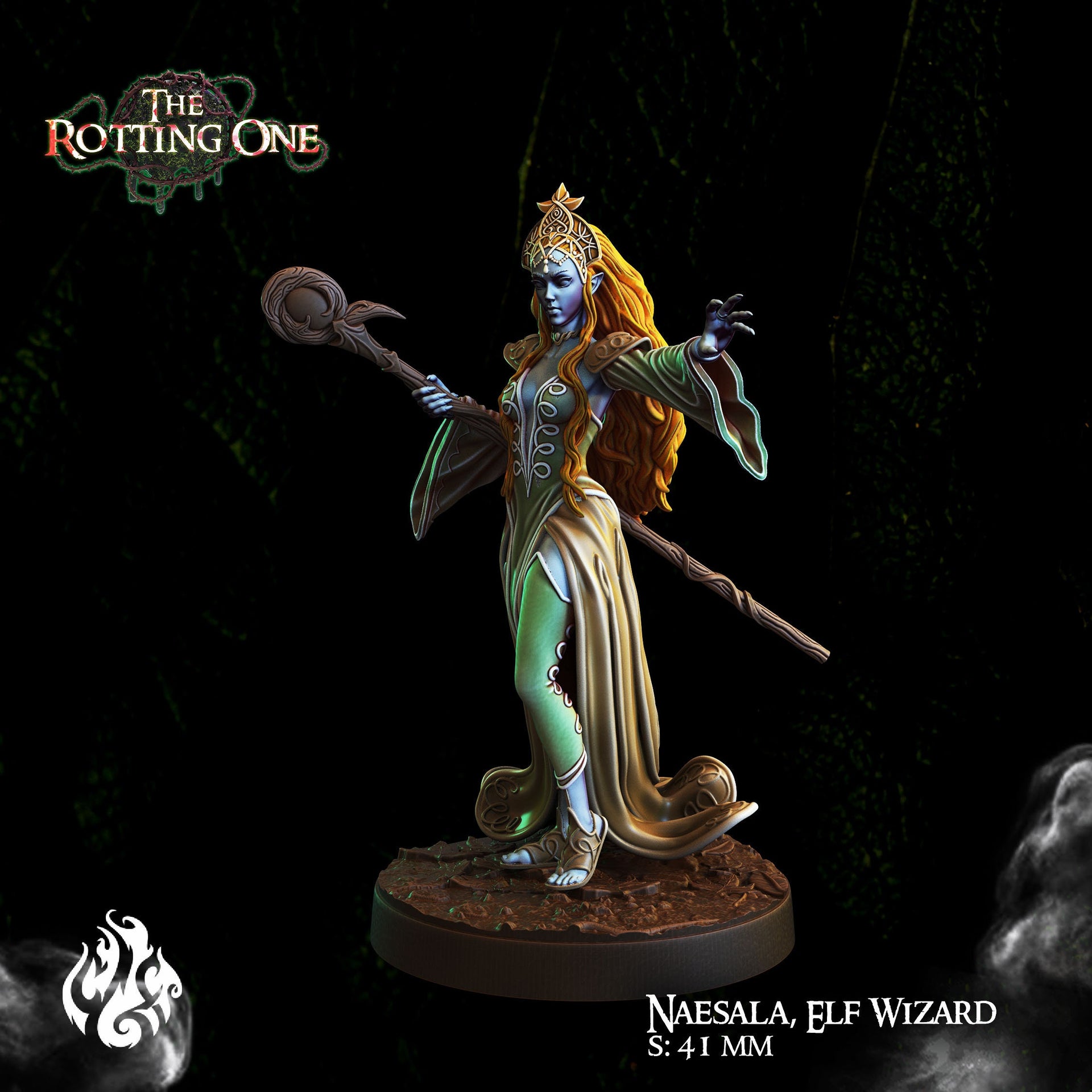 Naesala Elf Wizard - Crippled God Foundry - The Rotting One 