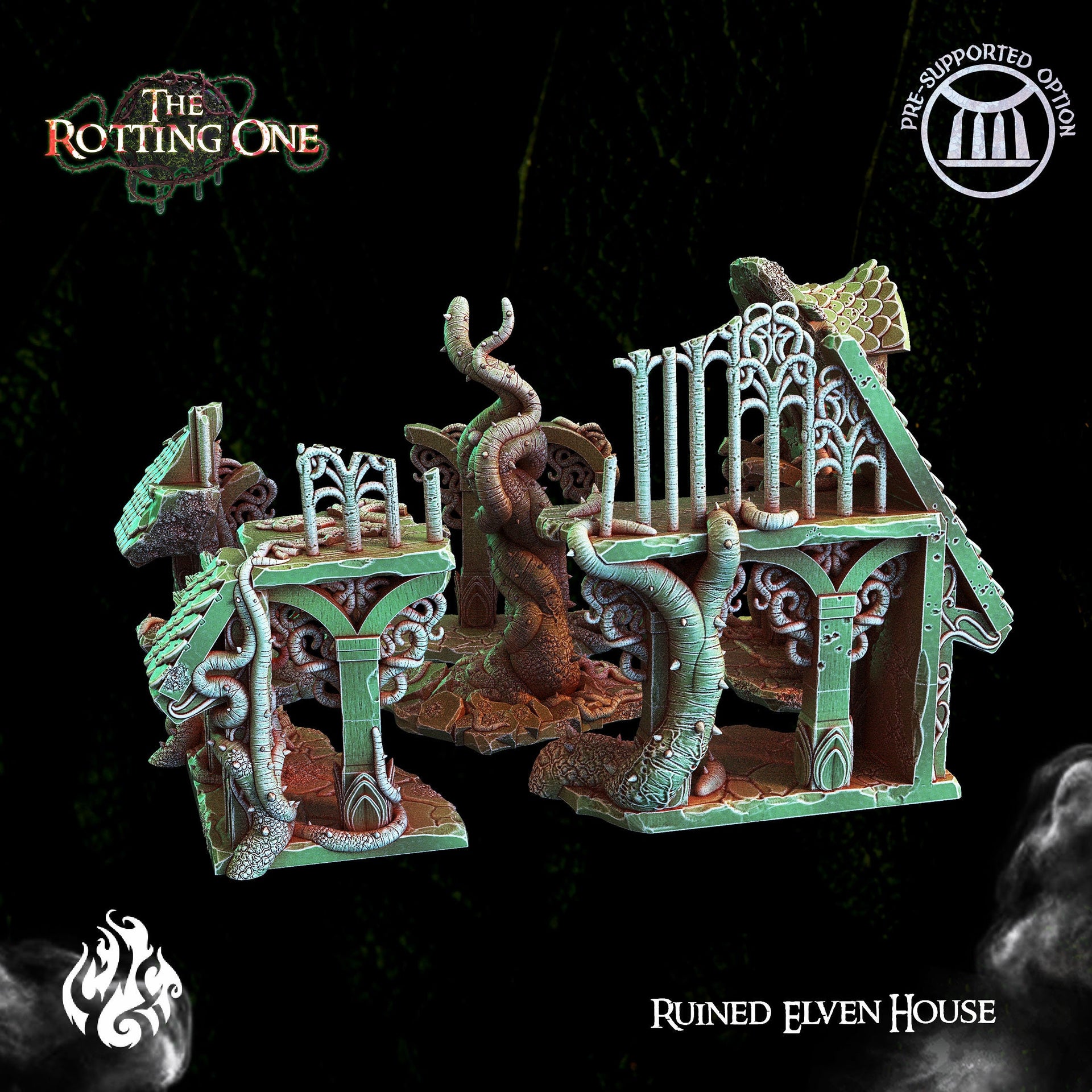 Elven Statue - Crippled God Foundry - The Rotting One 