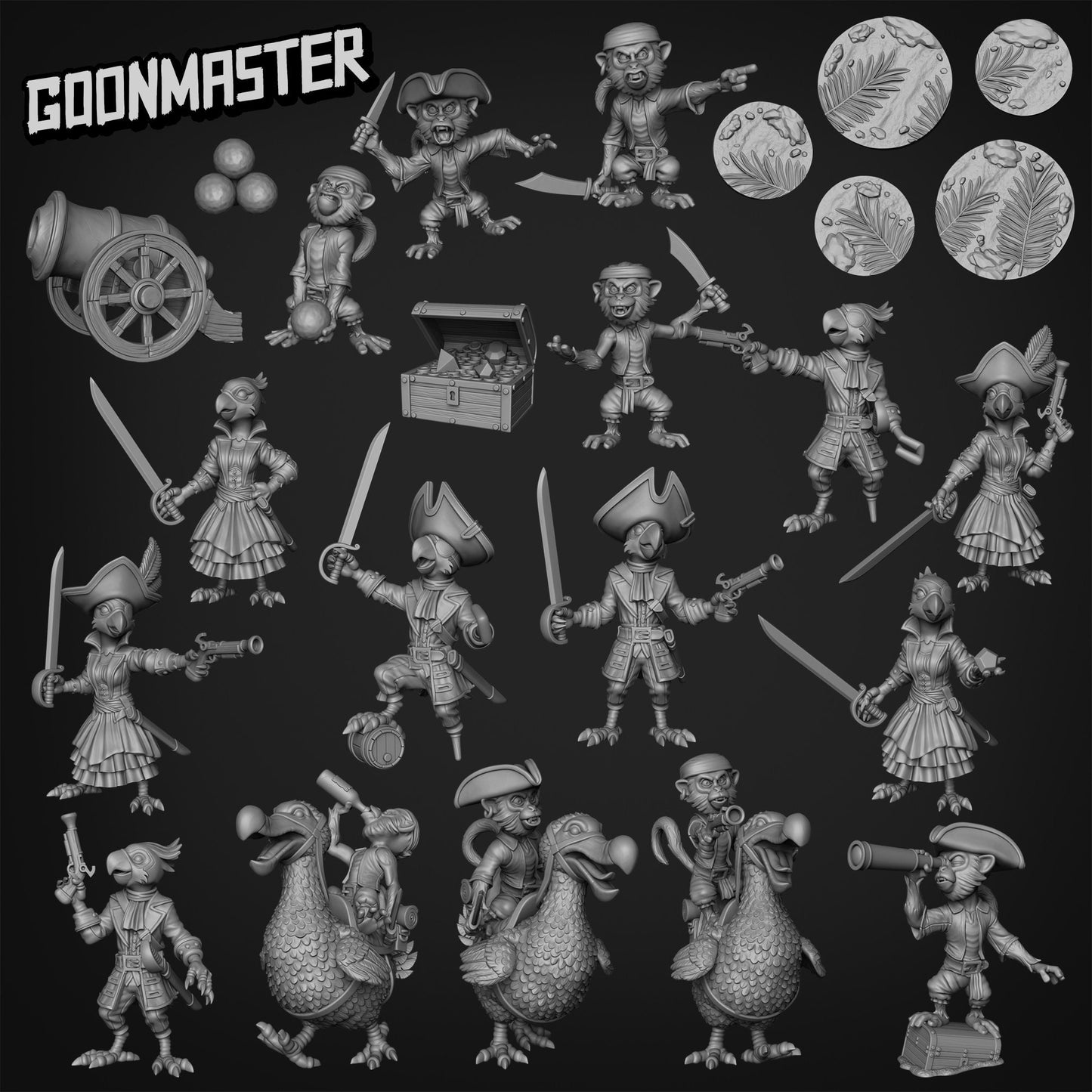 Female Parrot Pirate - Goonmaster 