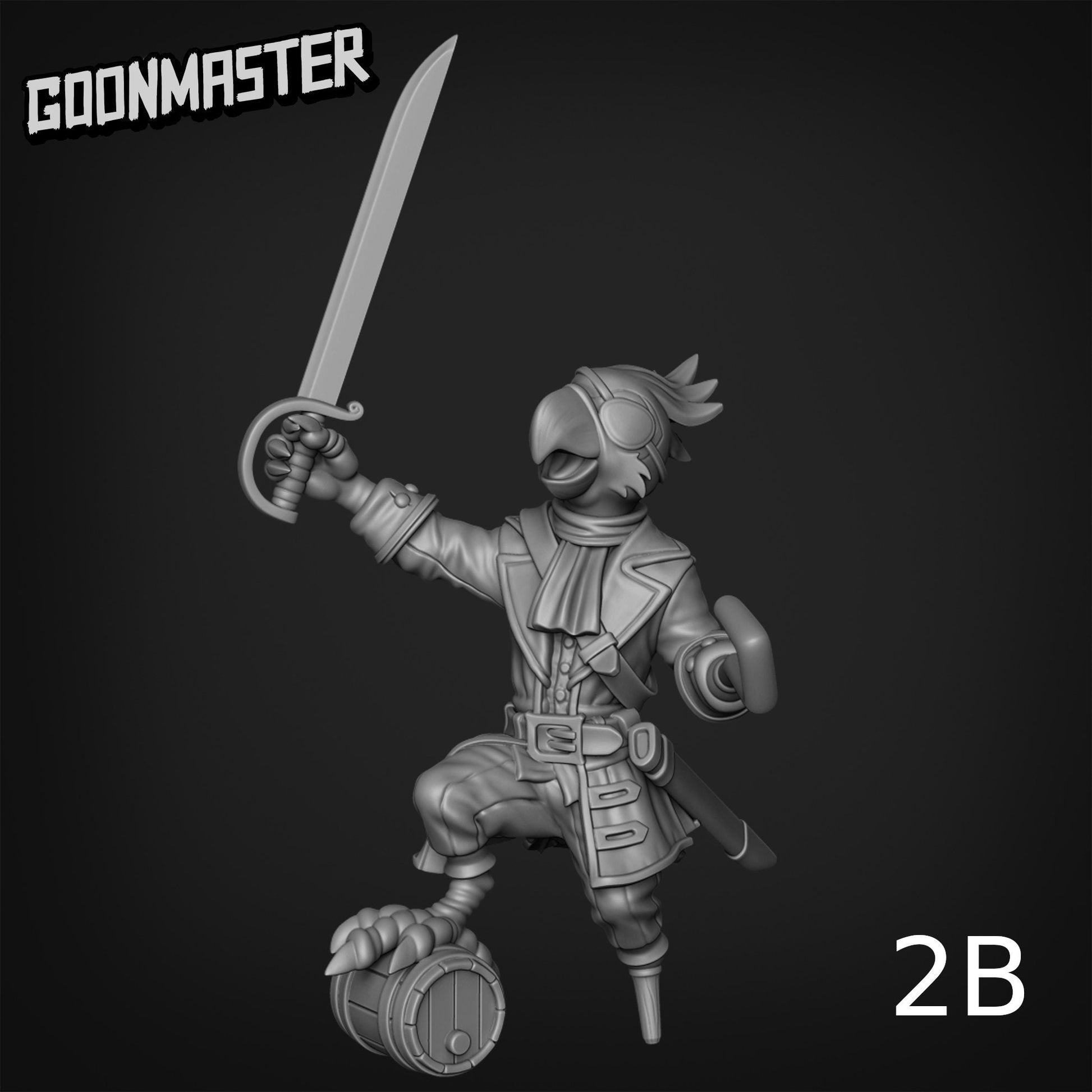 Male Parrot Pirate - Goonmaster 