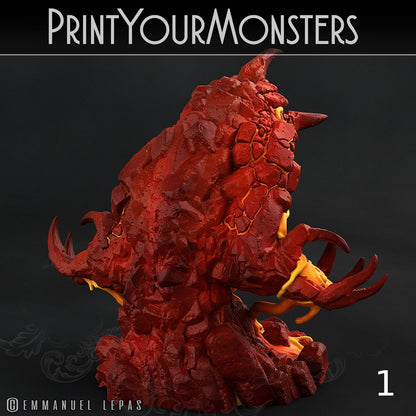 Infernal Magma Elementals - Print Your Monsters 