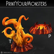 Infernal Magma Tentacles - Print Your Monsters 