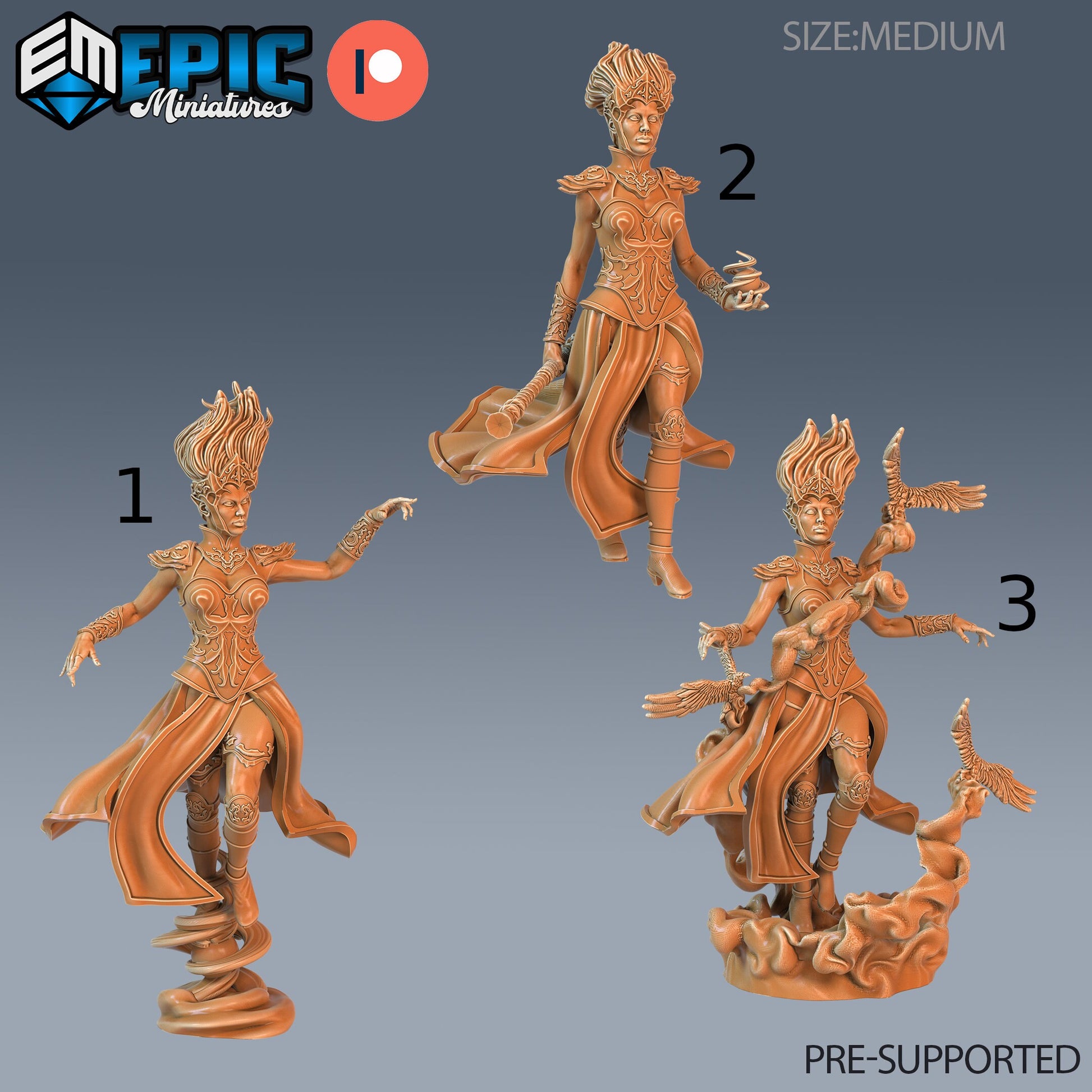 Wind Genasi - Epic Miniatures 
