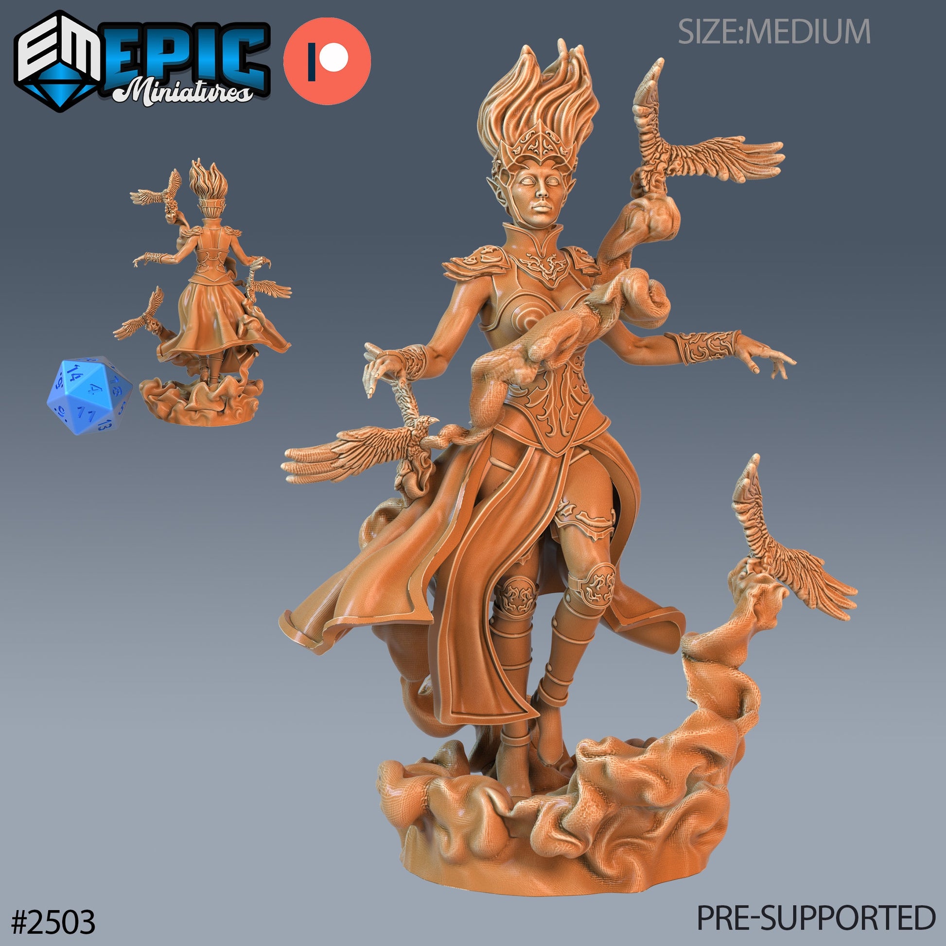 Wind Genasi - Epic Miniatures 
