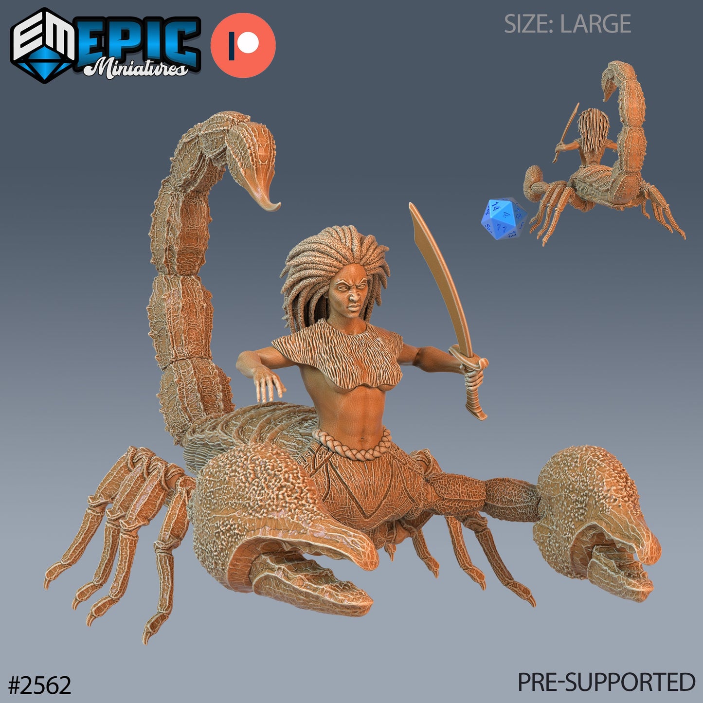 Scorpion Arachne - Epic Miniatures 