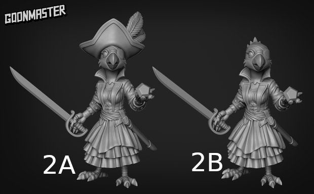 Female Parrot Pirate - Goonmaster 