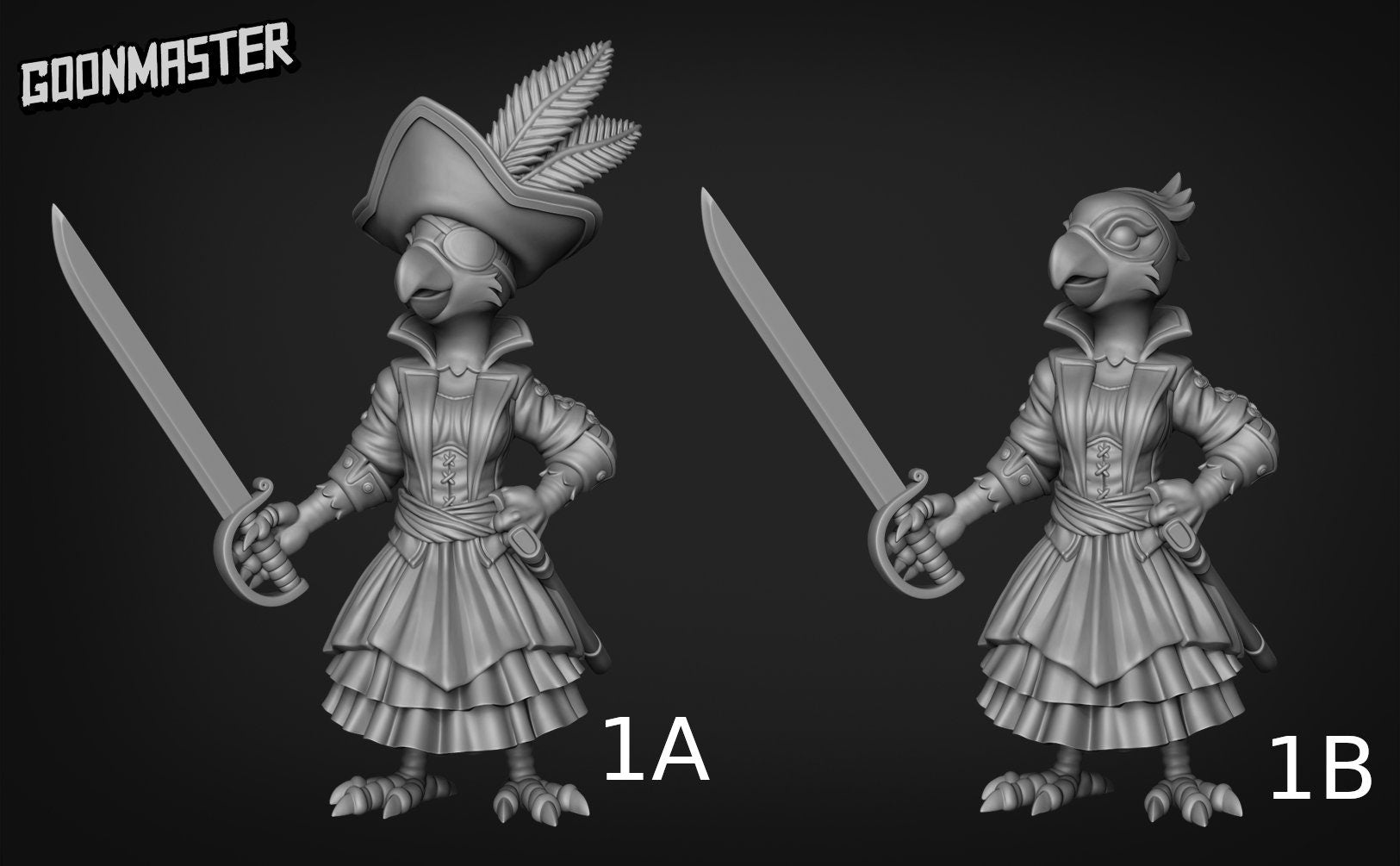 Female Parrot Pirate - Goonmaster 