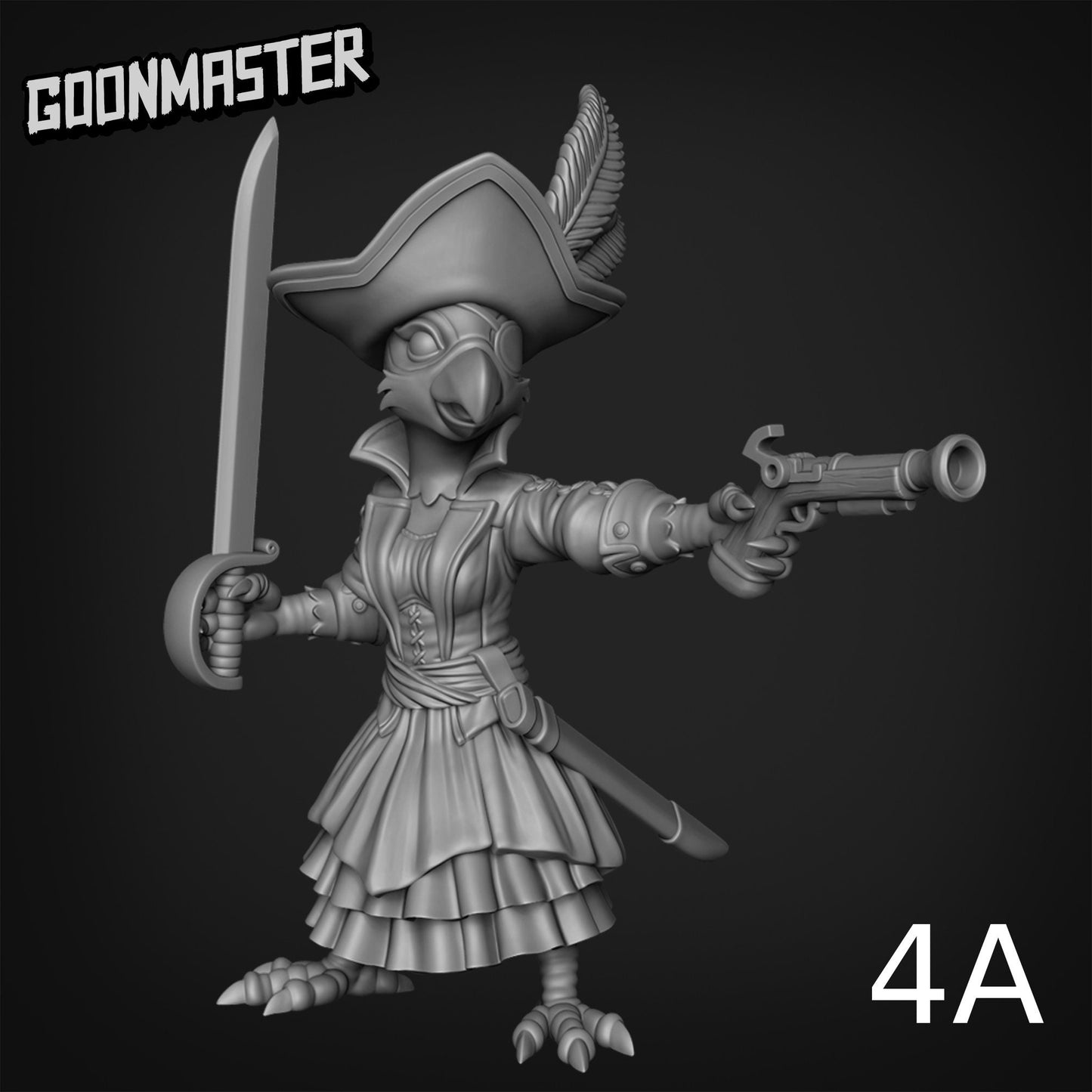Female Parrot Pirate - Goonmaster 