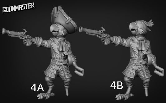 Male Parrot Pirate - Goonmaster 