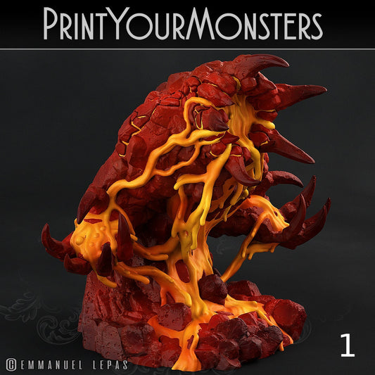 Infernal Magma Elementals - Print Your Monsters 