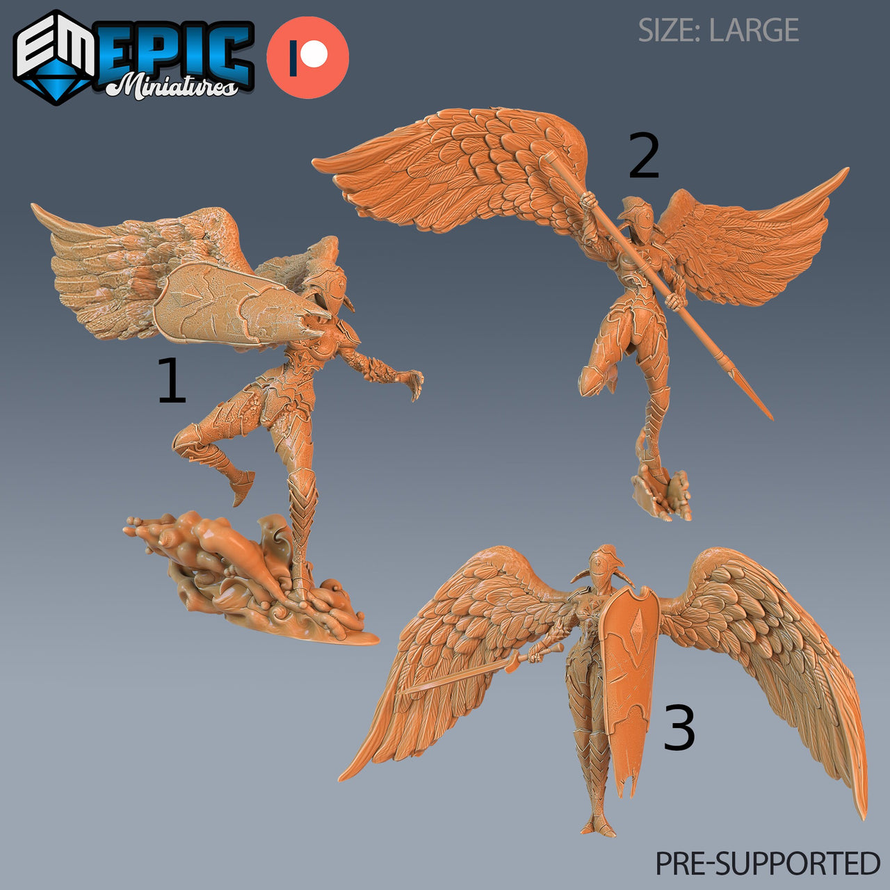 Animated Angel Statue - Epic Miniatures