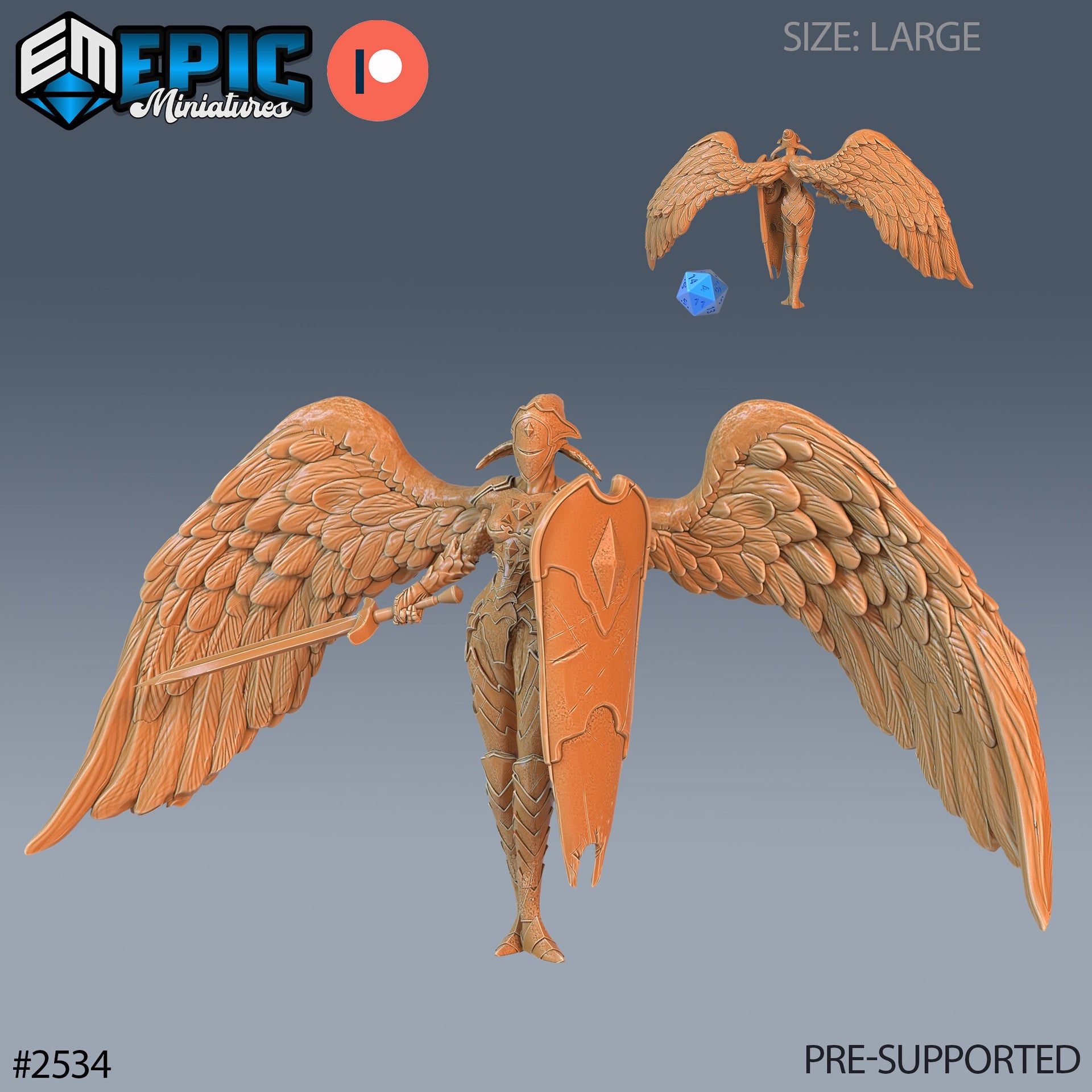 Animated Angel Statue - Epic Miniatures 