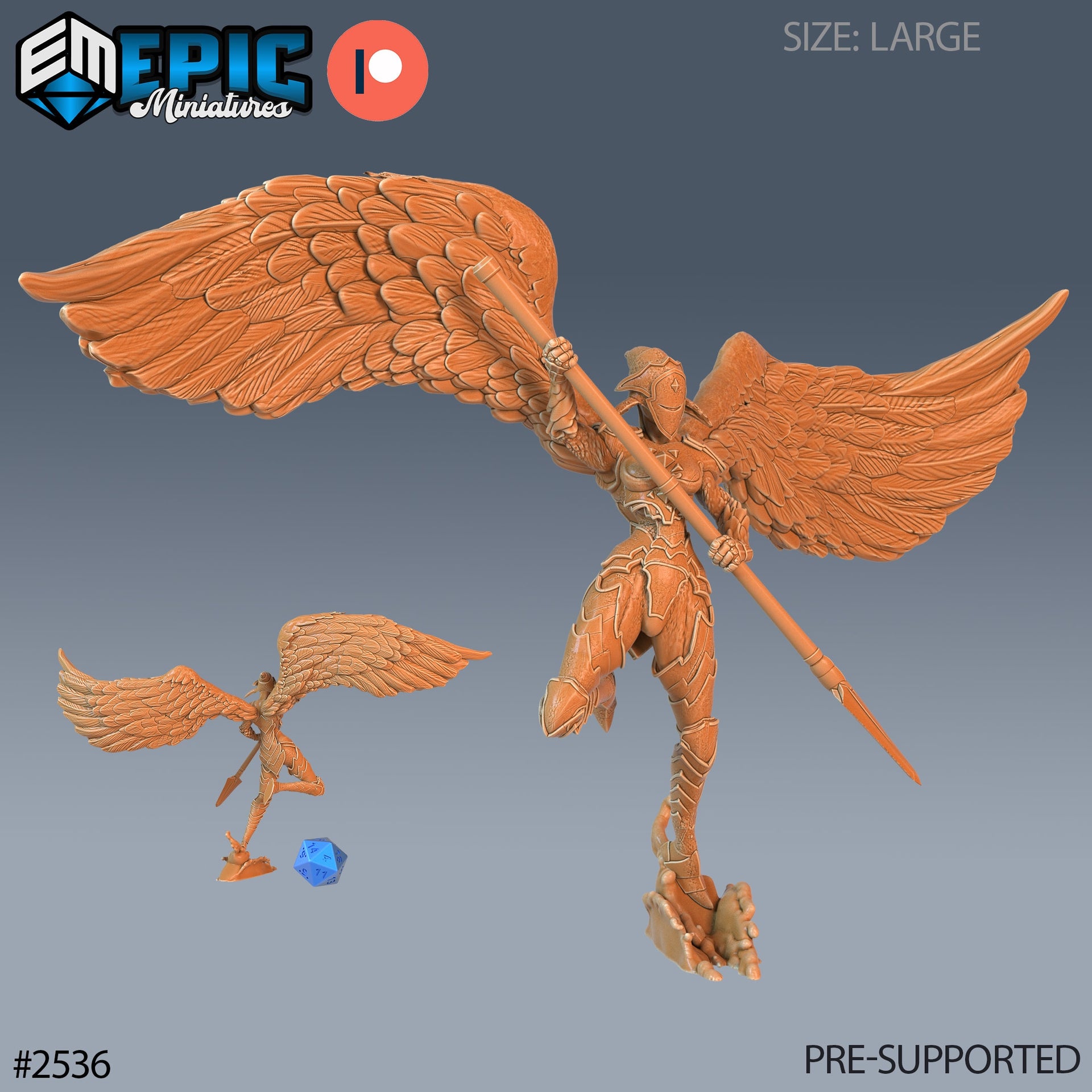 Animated Angel Statue - Epic Miniatures 