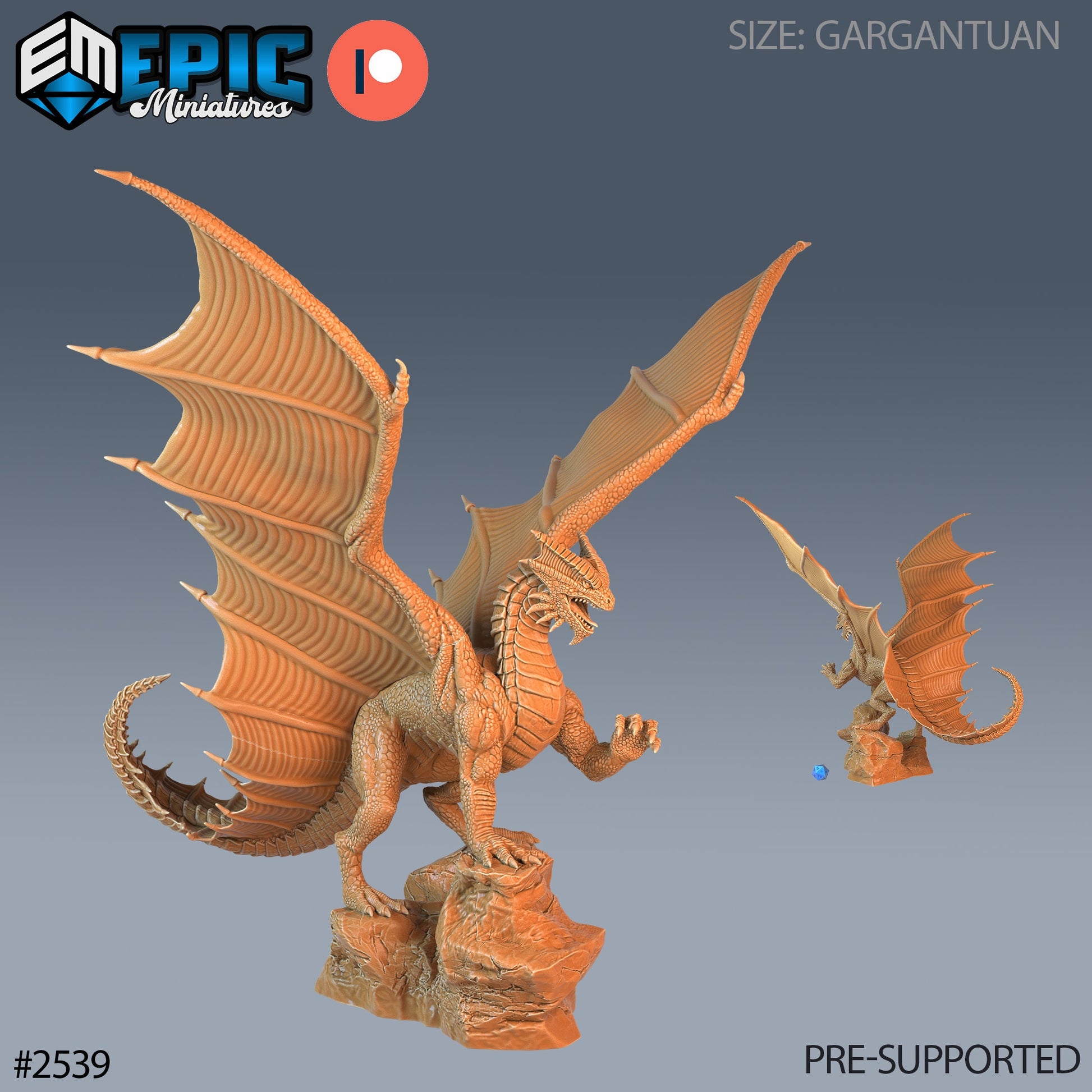 Copper Dragon - Epic Miniatures 
