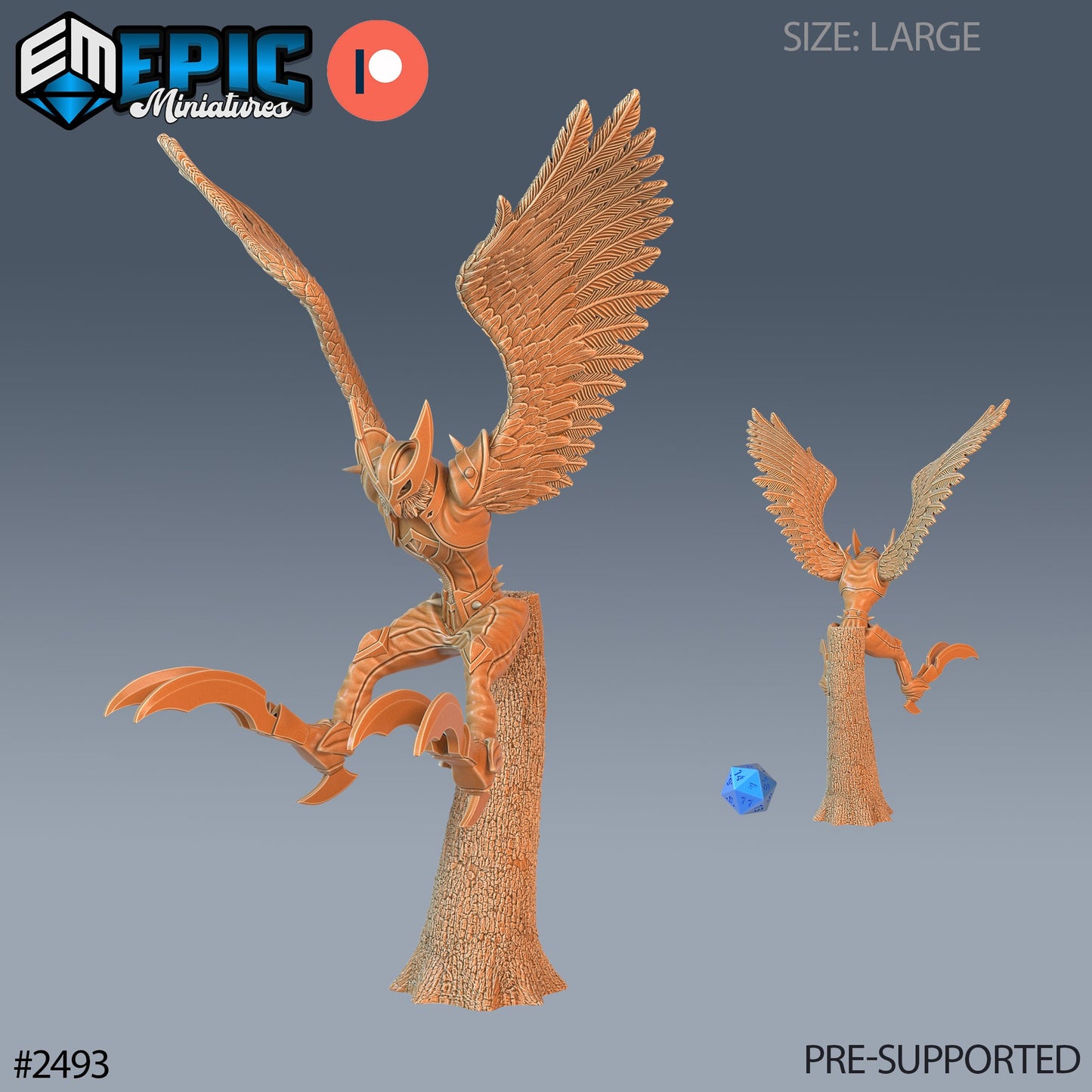 Owl Harpy - Epic Miniatures 