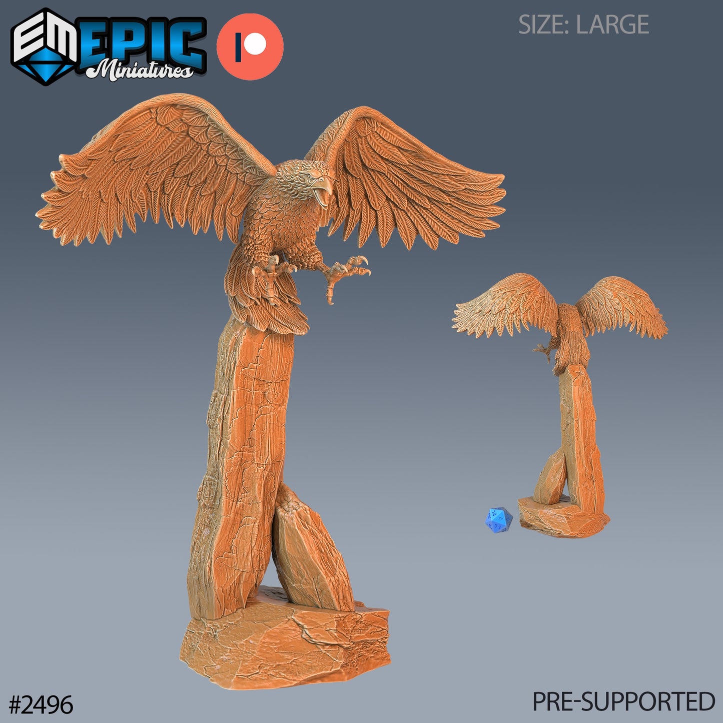 Owl Harpy - Epic Miniatures 