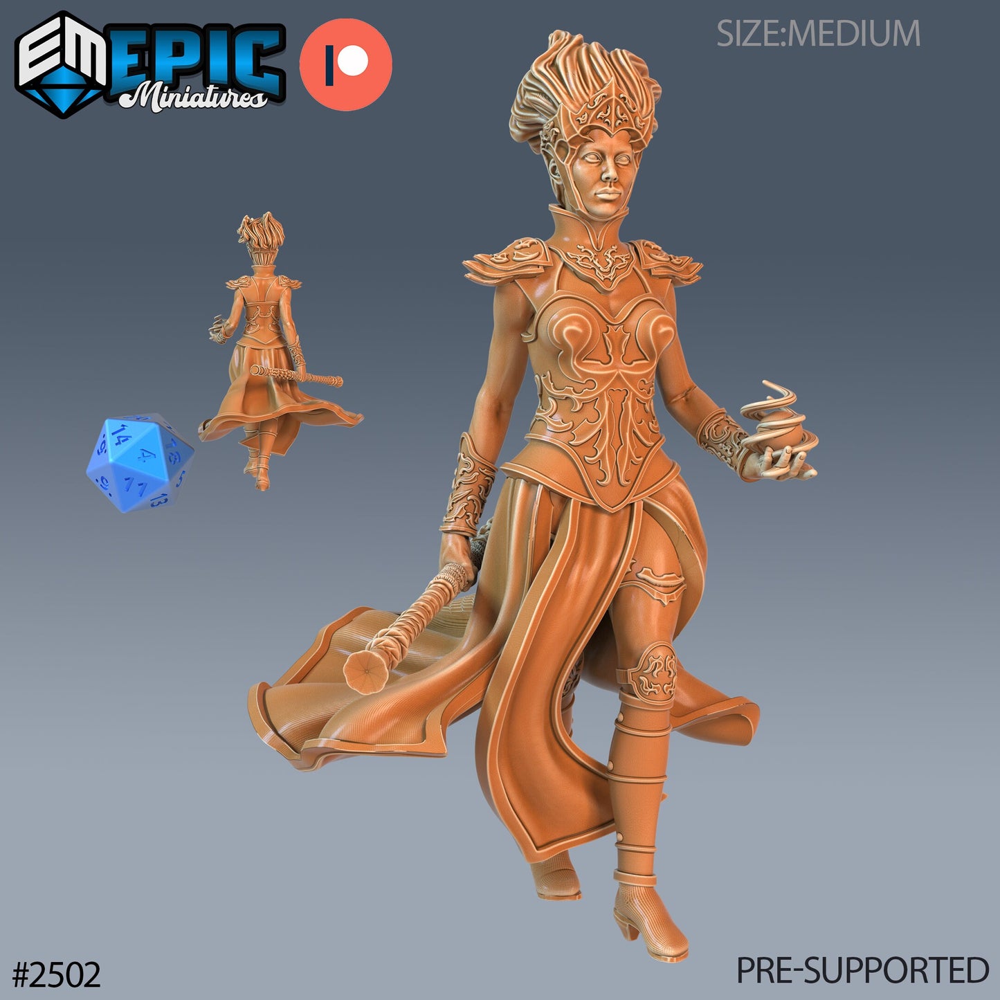 Wind Genasi - Epic Miniatures 