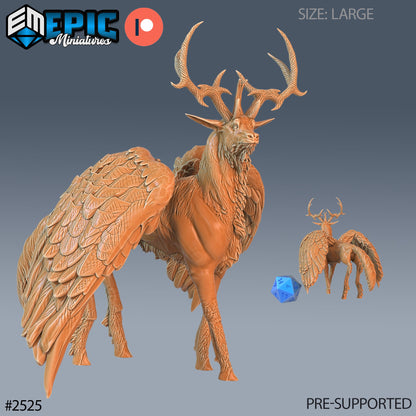 Winged Deer - Epic Miniatures 