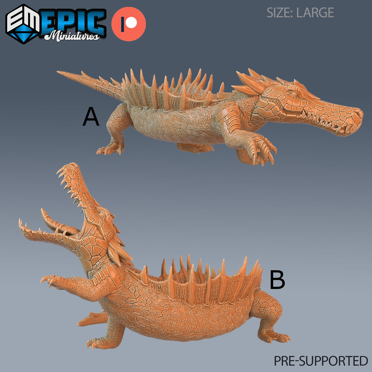 River Crocodile - Epic Miniatures