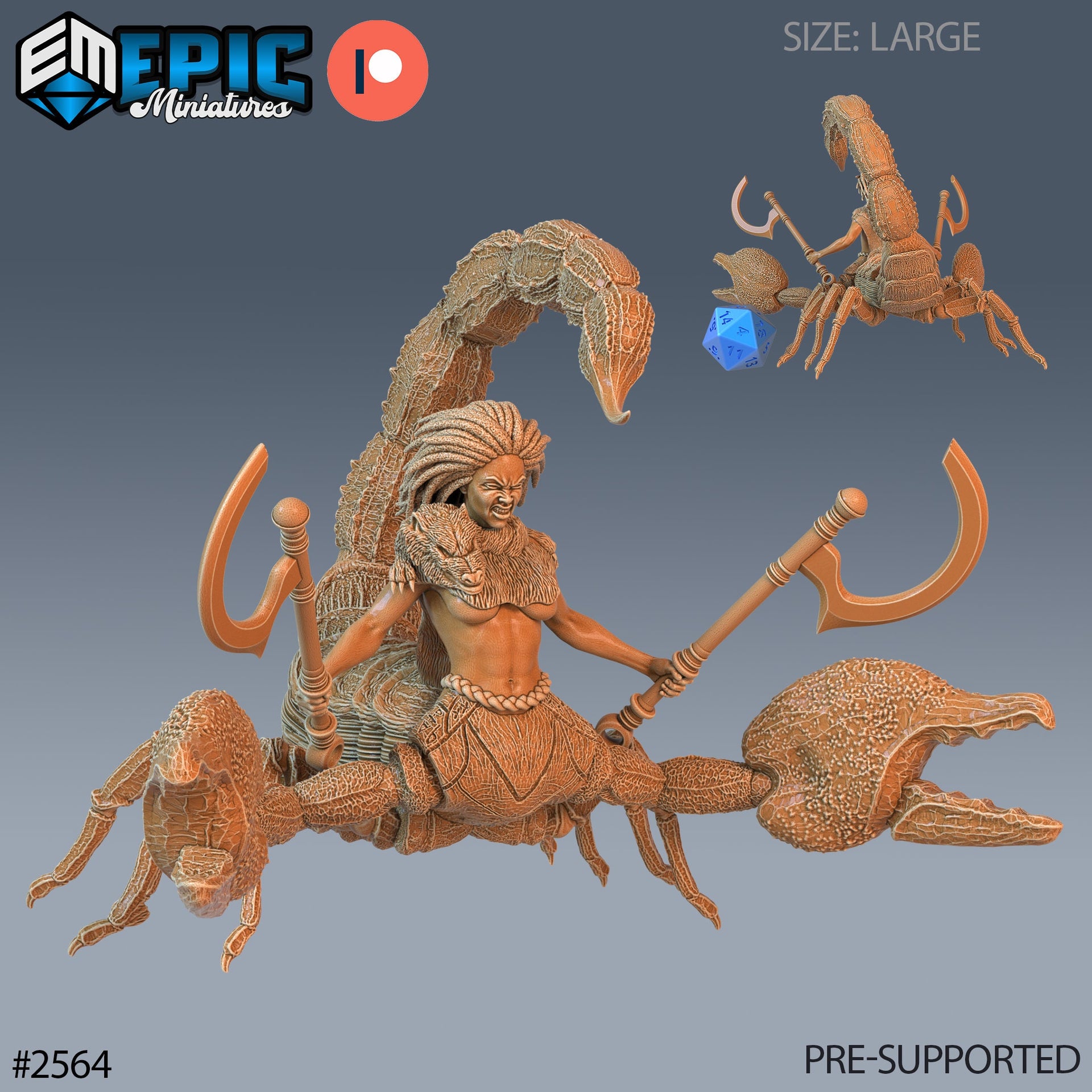 Scorpion Arachne - Epic Miniatures 