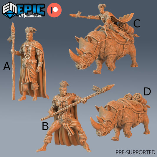Spear Warrior - Epic Miniatures 