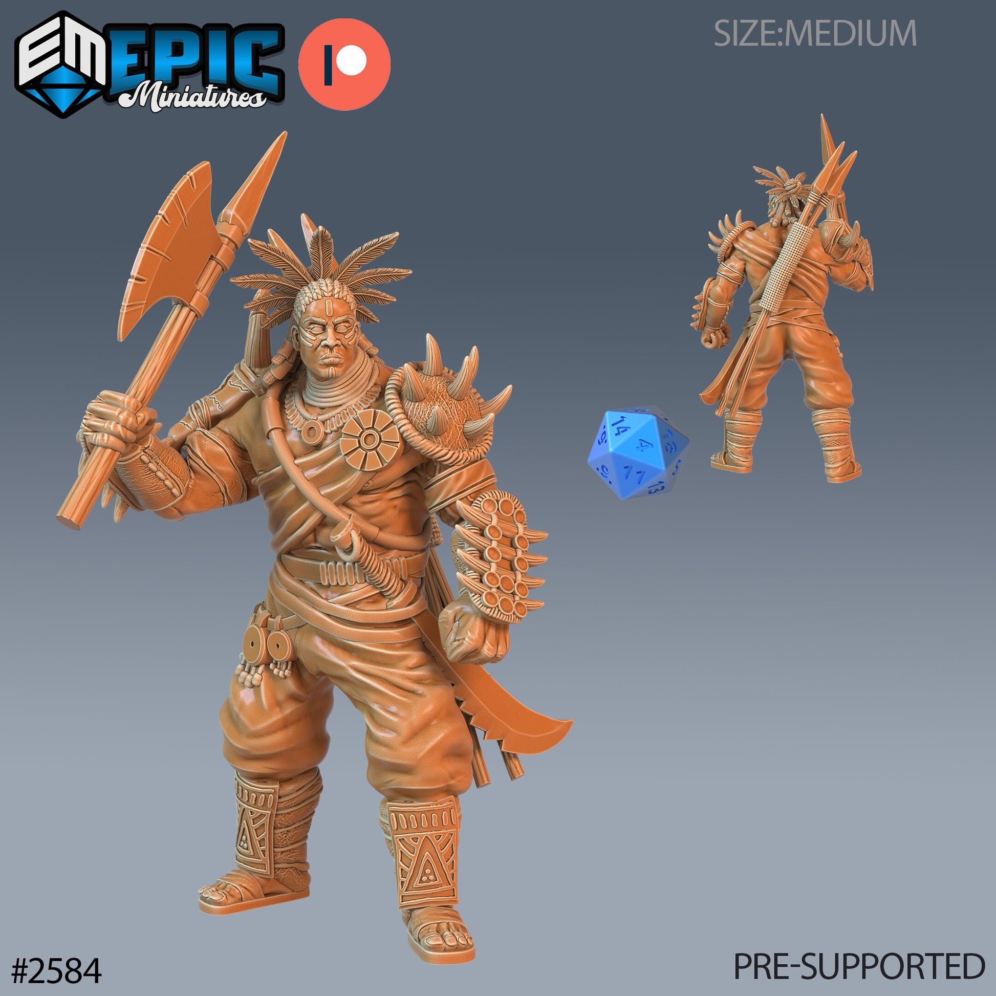 Tribe Champion - Epic Miniatures 