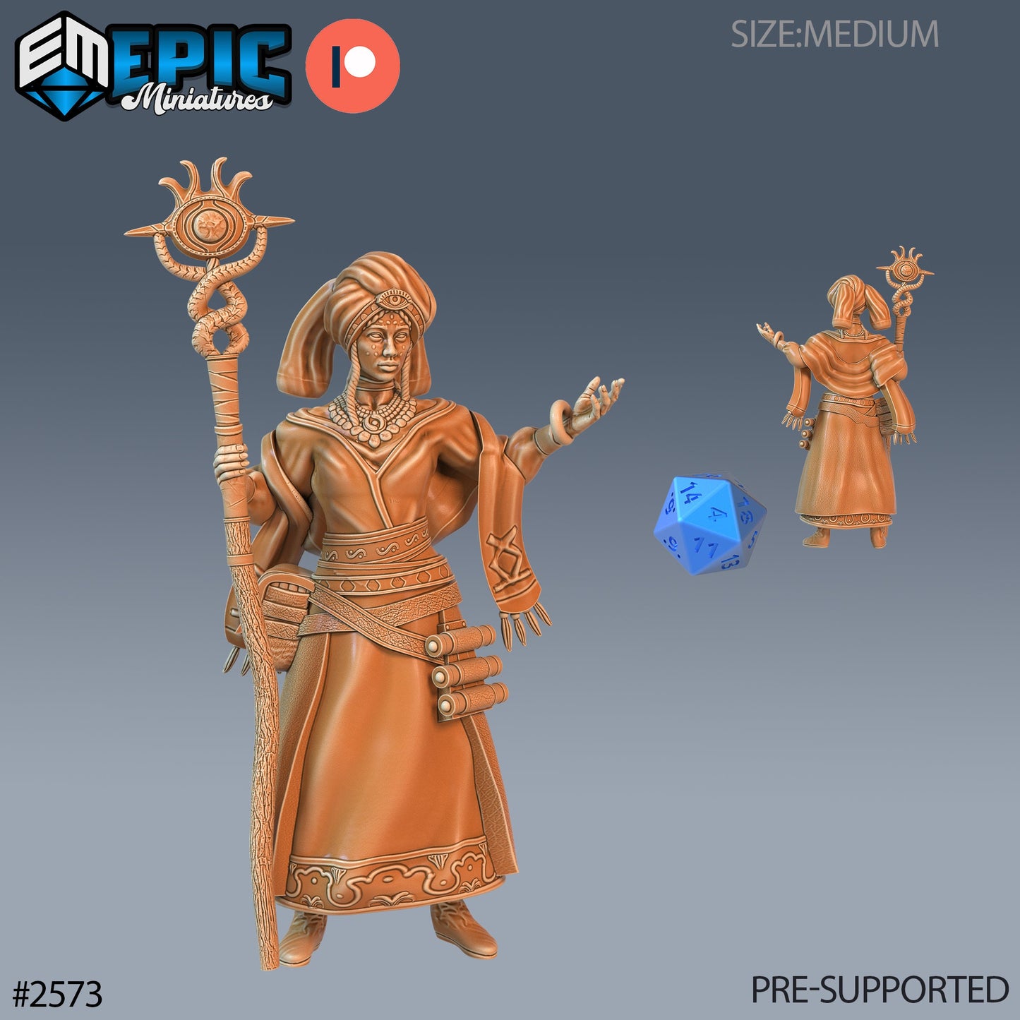 Tribe Seer - Epic Miniatures 