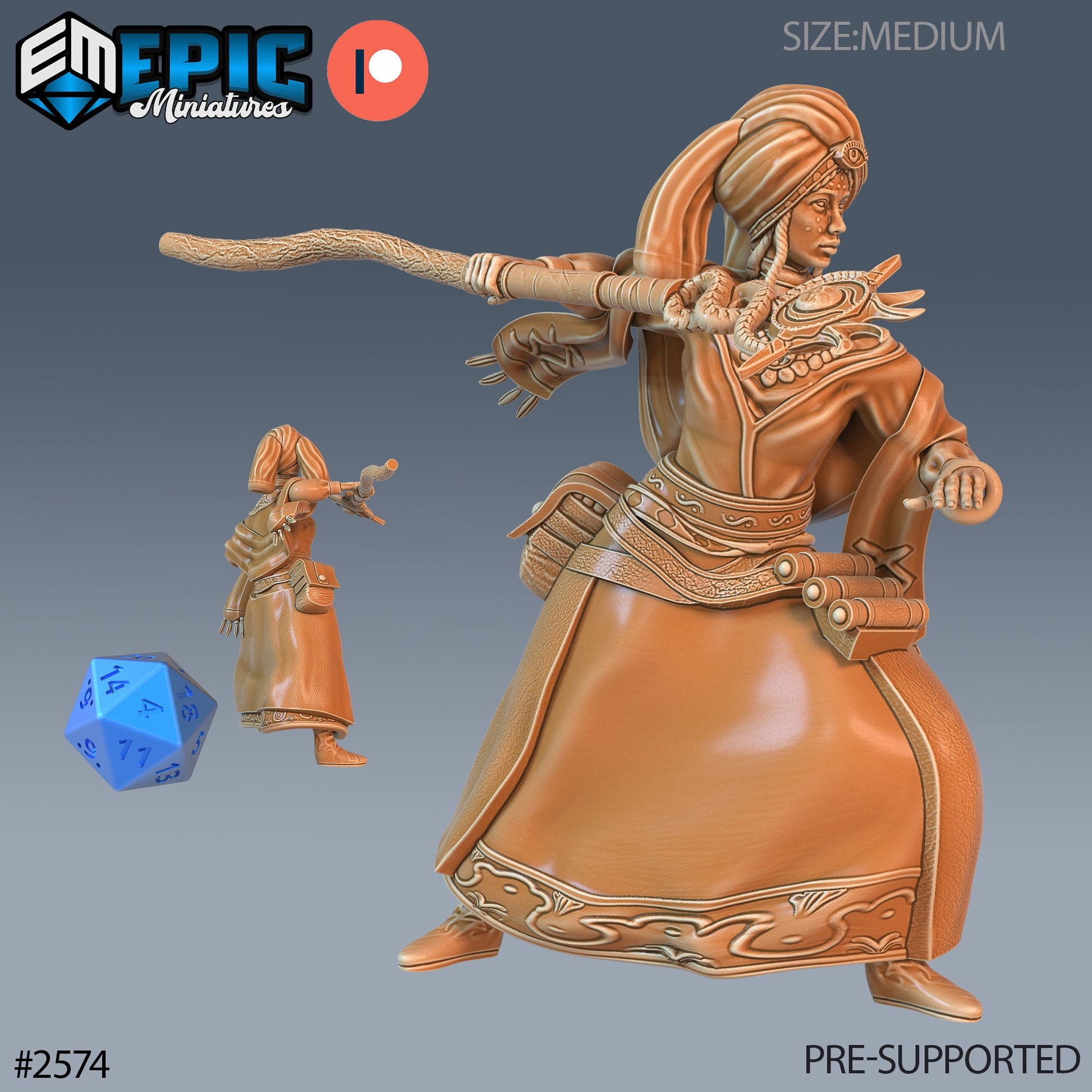 Tribe Seer - Epic Miniatures 