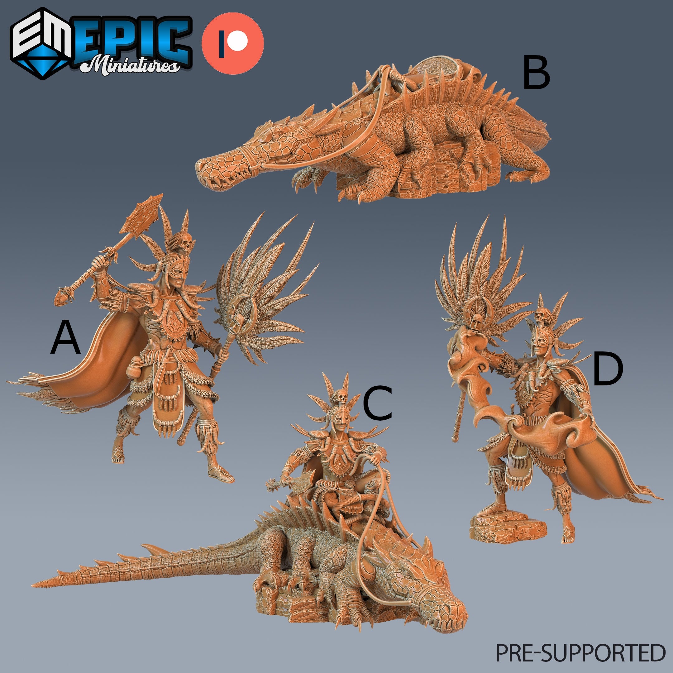 Voodoo Priest - Epic Miniatures – GooseMinis