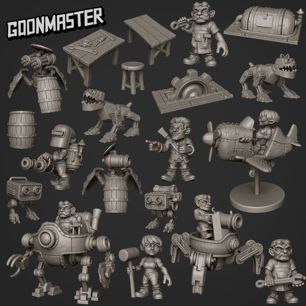 Gnome Workshop Workers - Goonmaster 