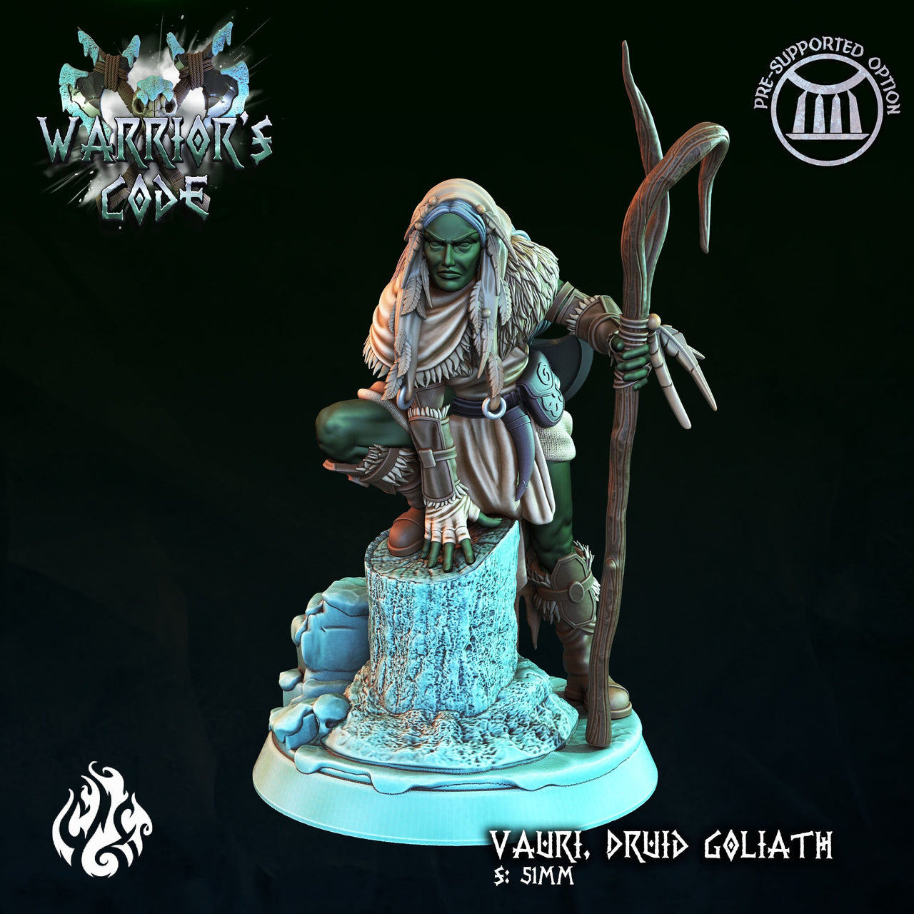 Vauri, Druid Goliath - Crippled God Foundry - Warriors Code 