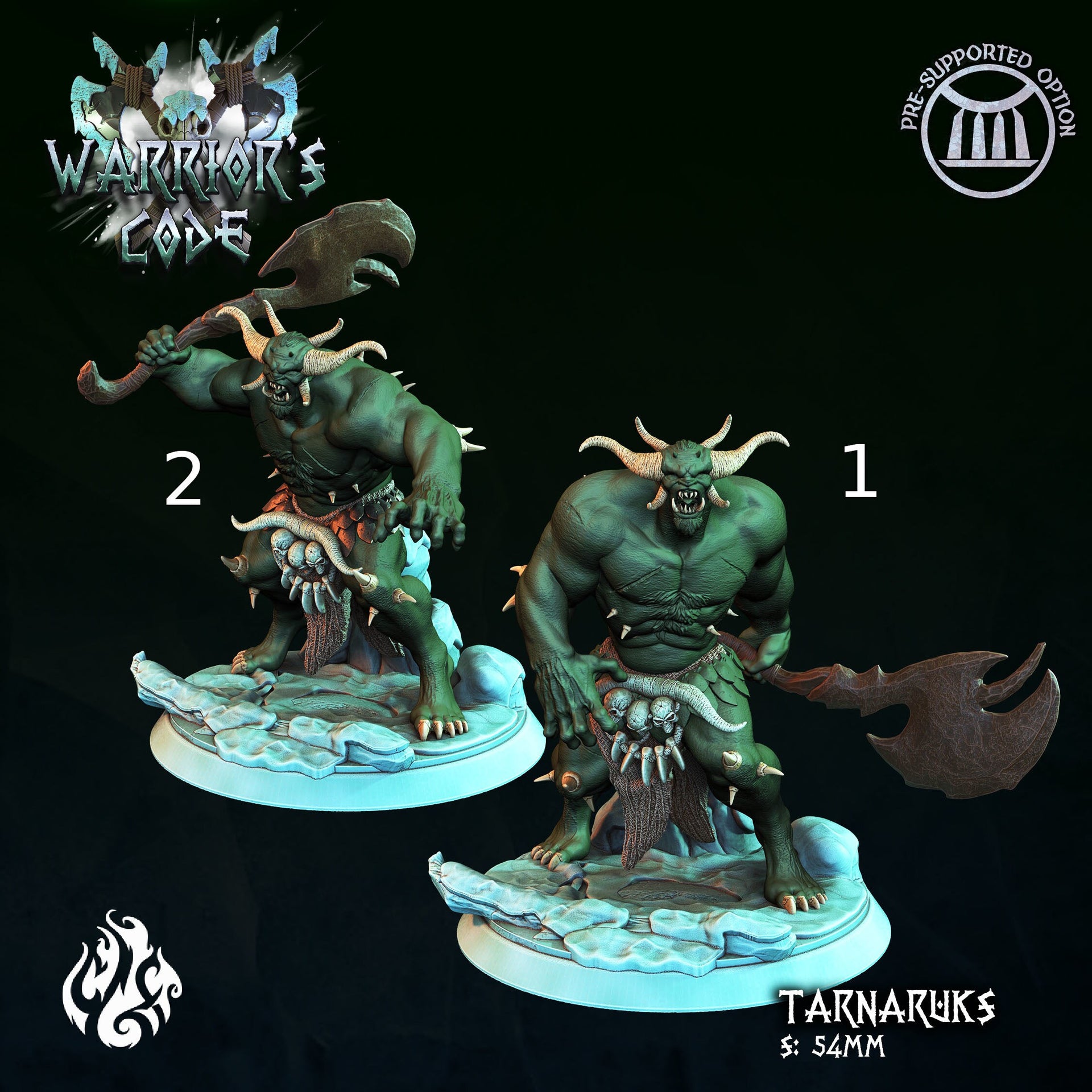 Tarnaruk Orc - Crippled God Foundry - Warriors Code 