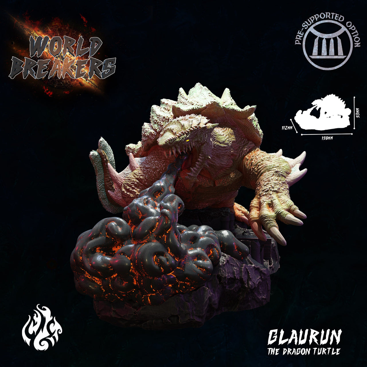 The Dragon Turtle, Glaudrun - Crippled God Foundry - World Breakers 