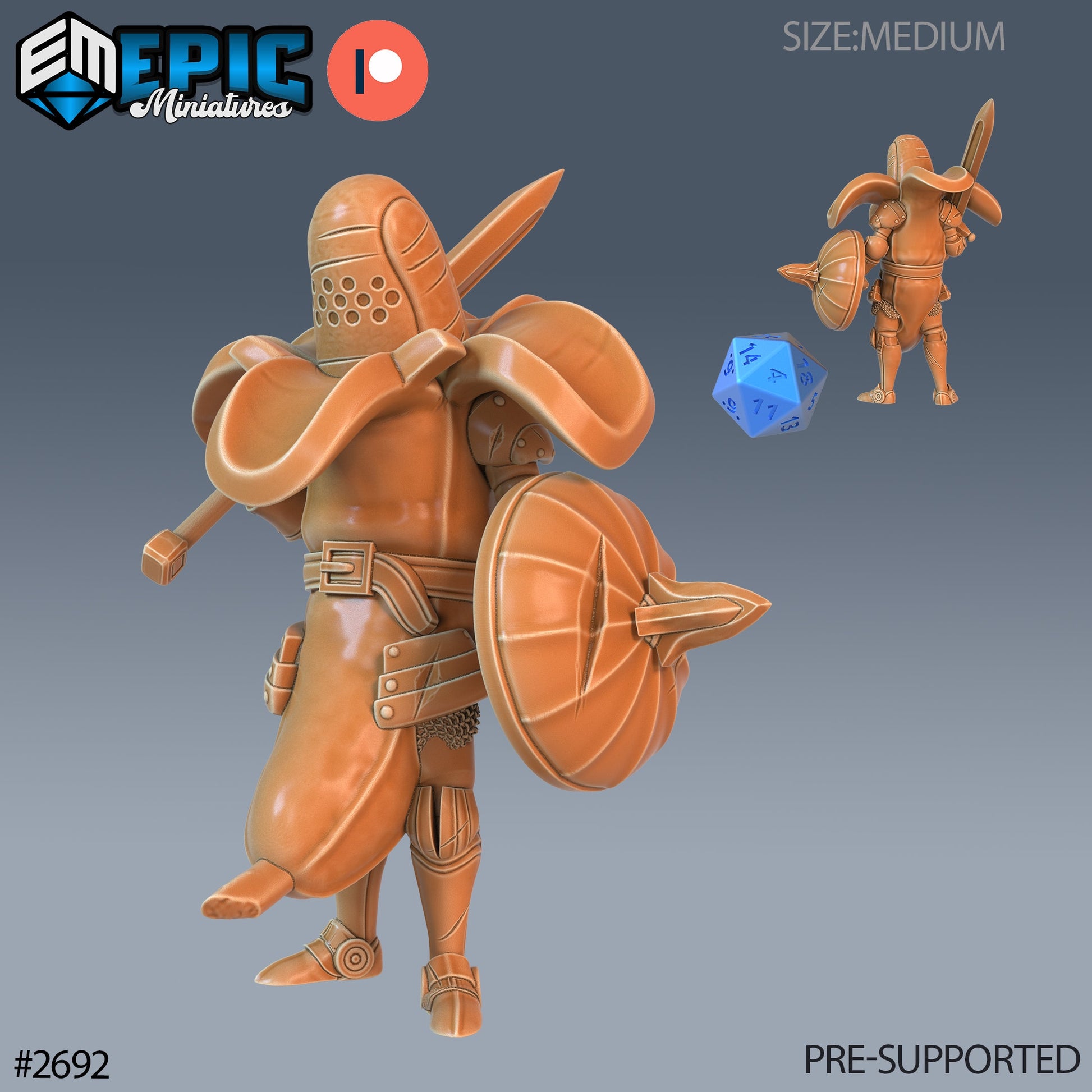 Banana Knight - Epic Miniatures 