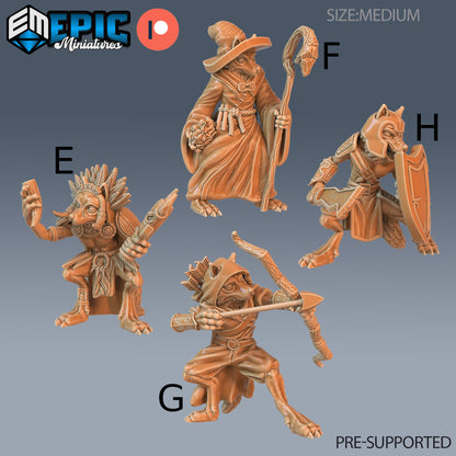 Fox Folk Tribe - Epic Miniatures 